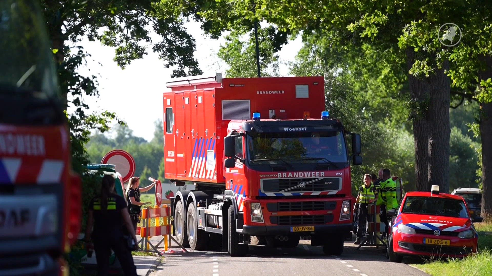 Gebied ontruimd na vondst vrachtwagen met vuurwerk in Nuenen