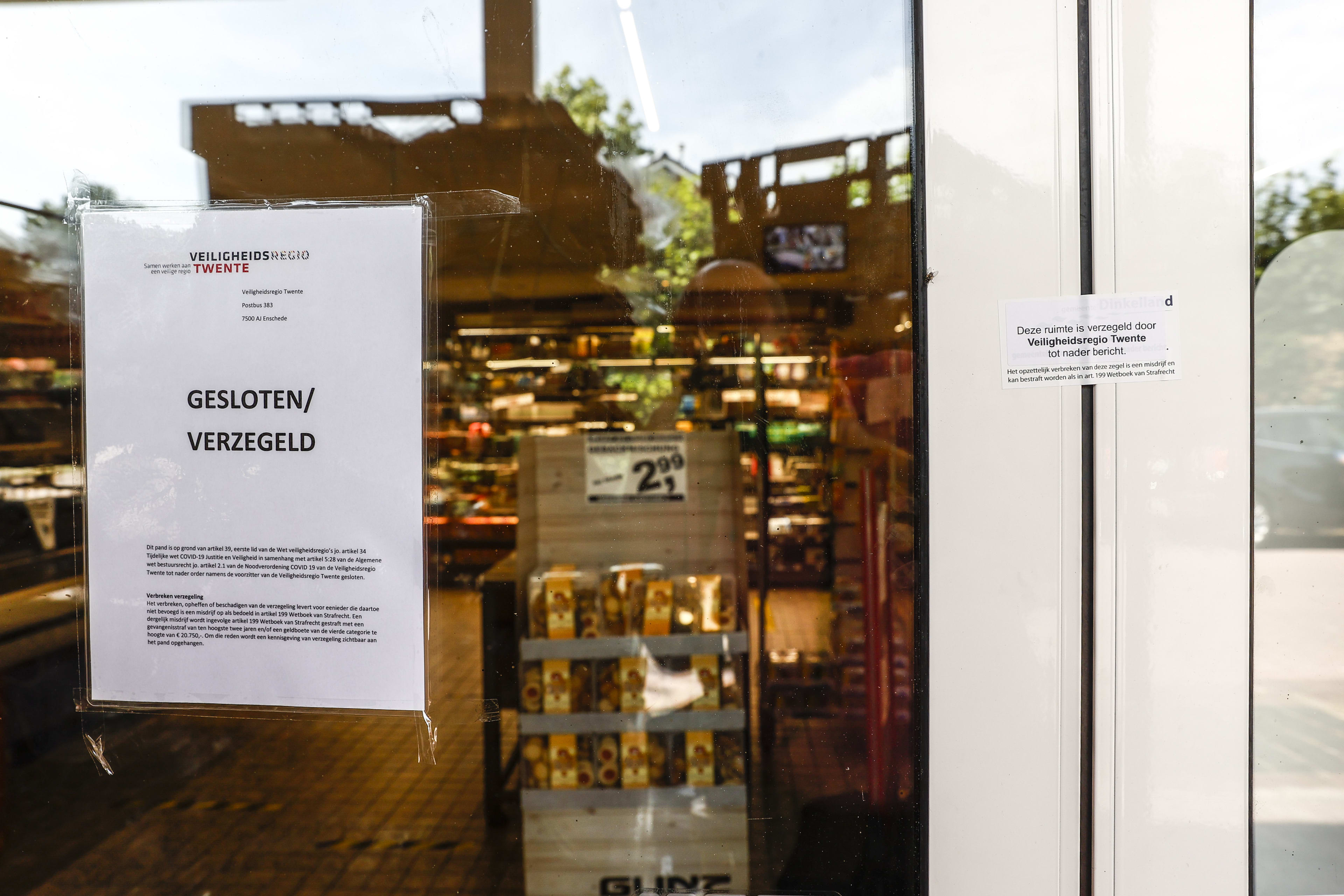 Twentse 'corona-supermarkt' Berning mag vrijdag weer open | Hart van