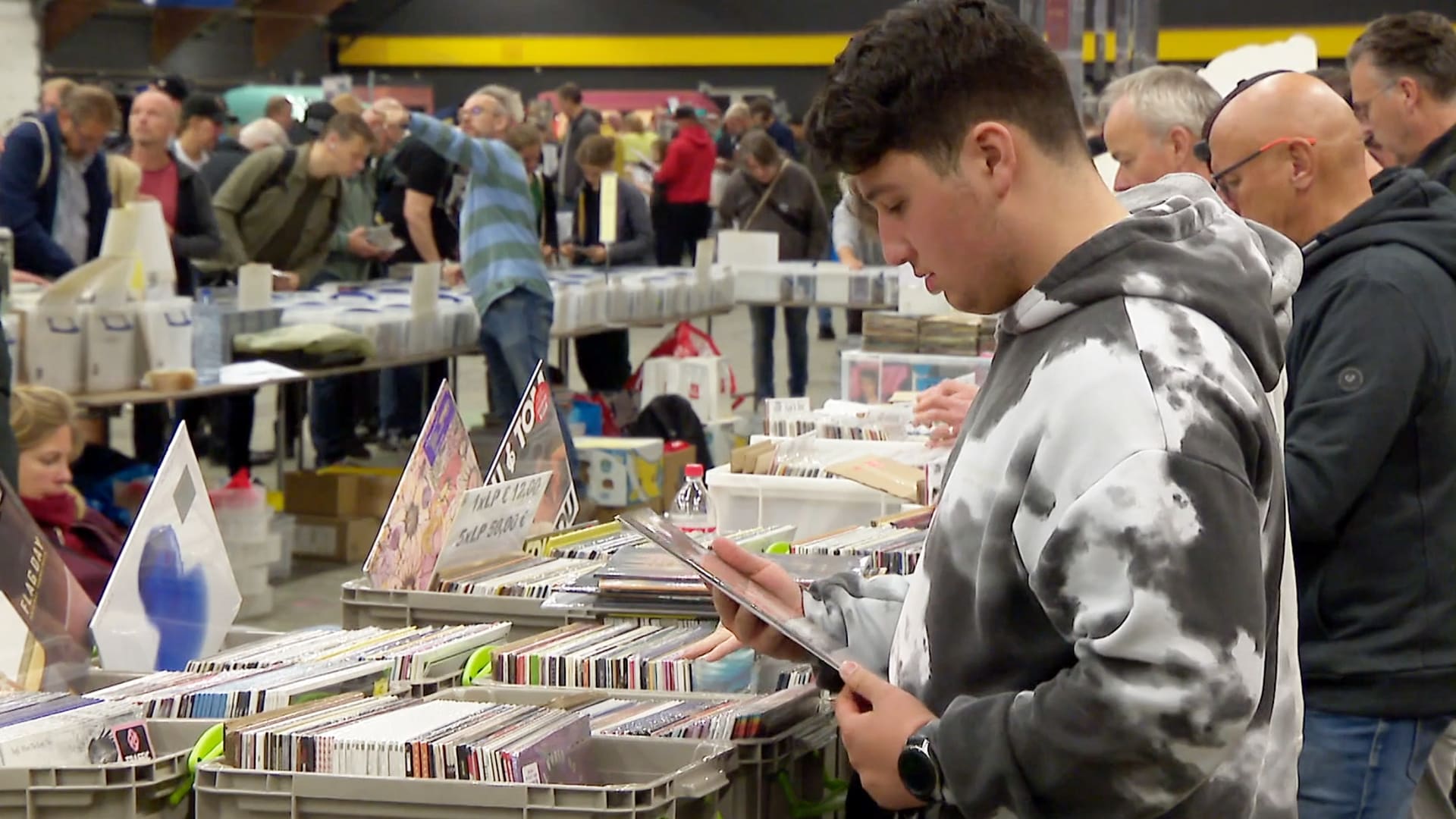 Vinylfans kunnen hun geluk niet op bij grootste platenbeurs van Europa