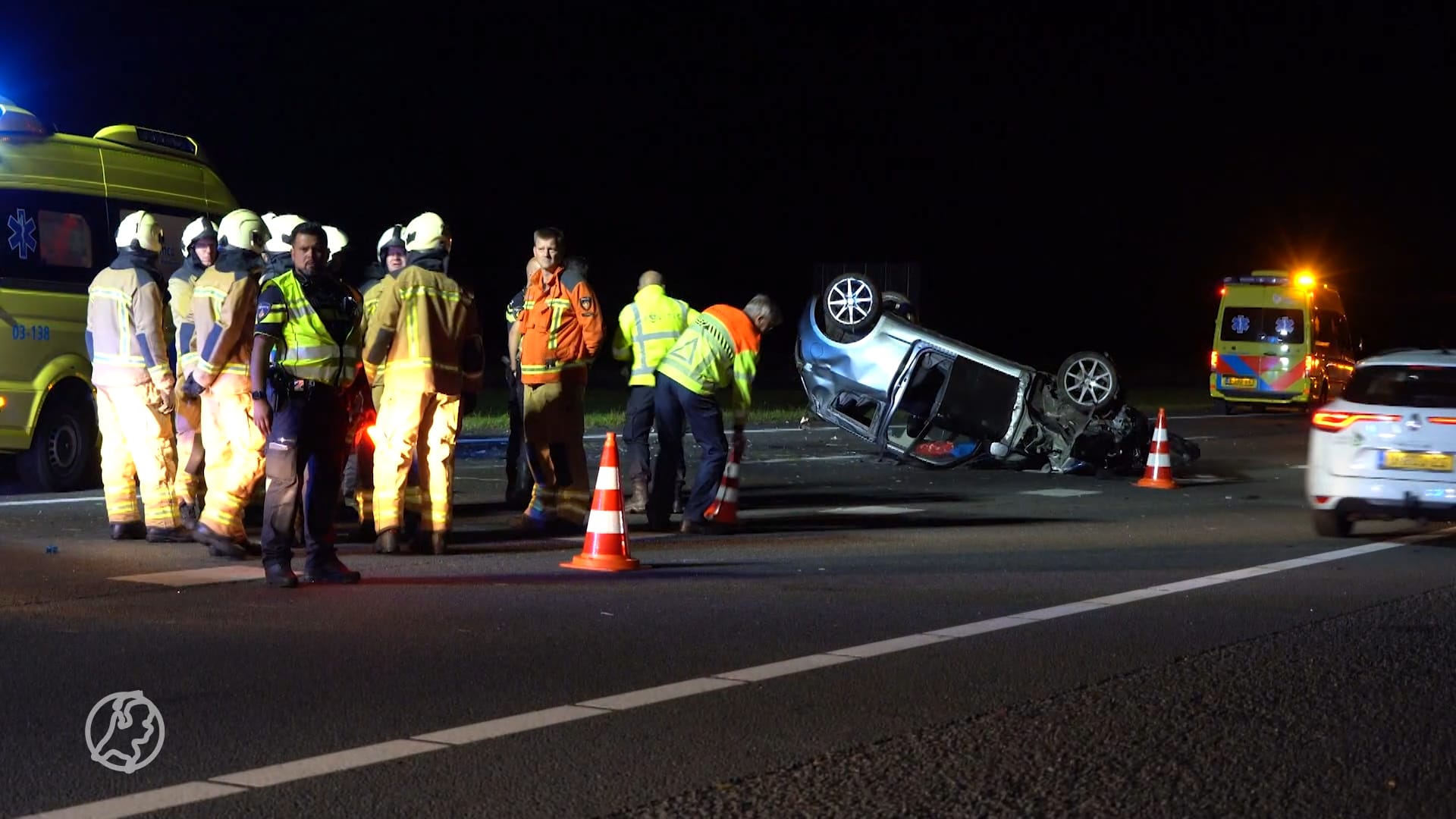 Meerdere gewonden bij heftig ongeval op A37