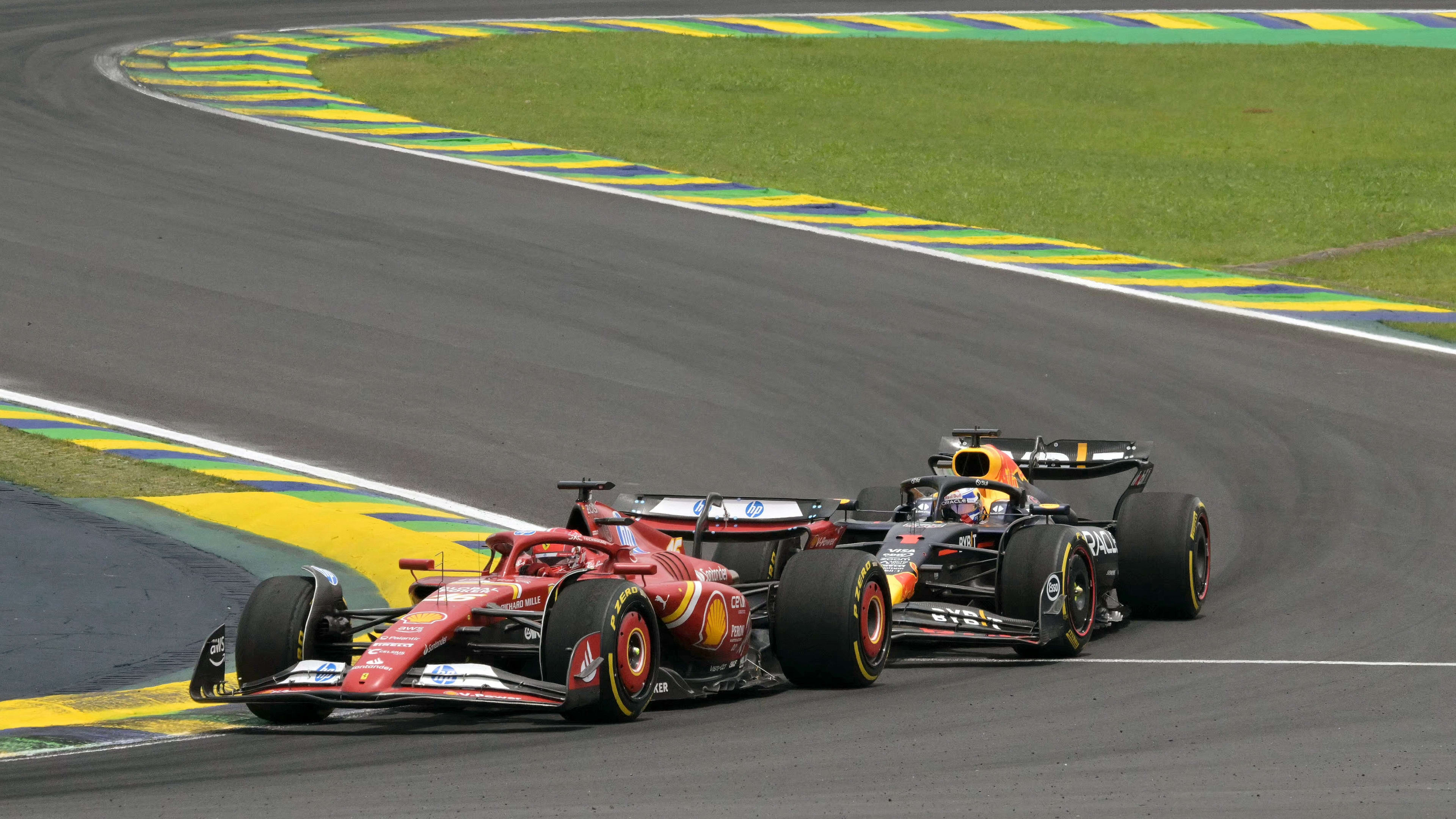 Verstappen ziet Norris inlopen door sprintzege Brazilië