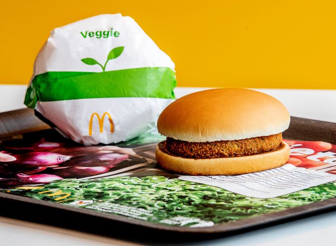 Steeds minder vlees in fastfoodland: McDonalds lanceert (tijdelijk) vegetarische McKroket