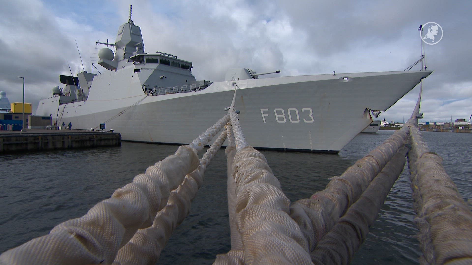 Na 5 maanden is marineschip Zr.Ms. Tromp weer terug