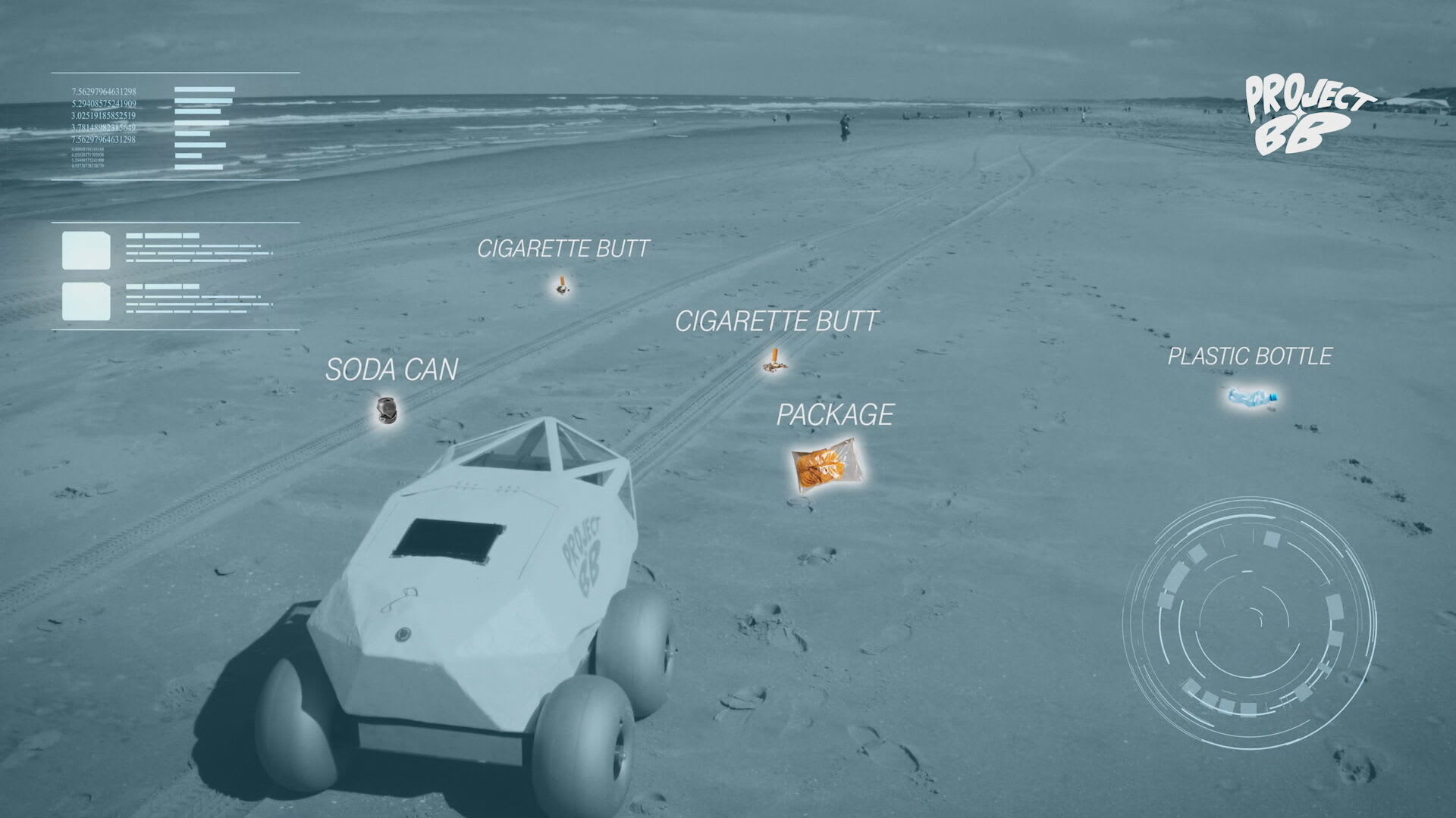 'BeachBot' onthuld en aan het werk op World Cleanup Day