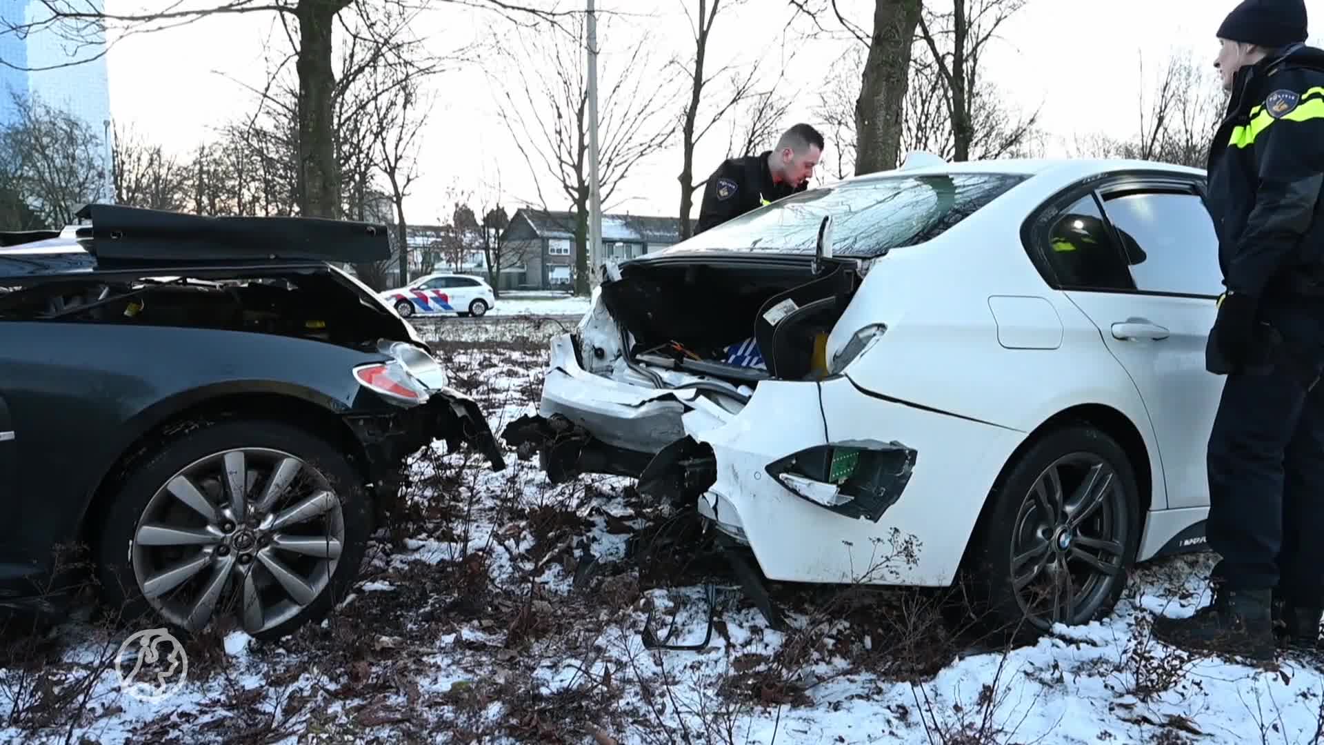 Meerdere gewonden na ongeluk op rotonde in Tilburg