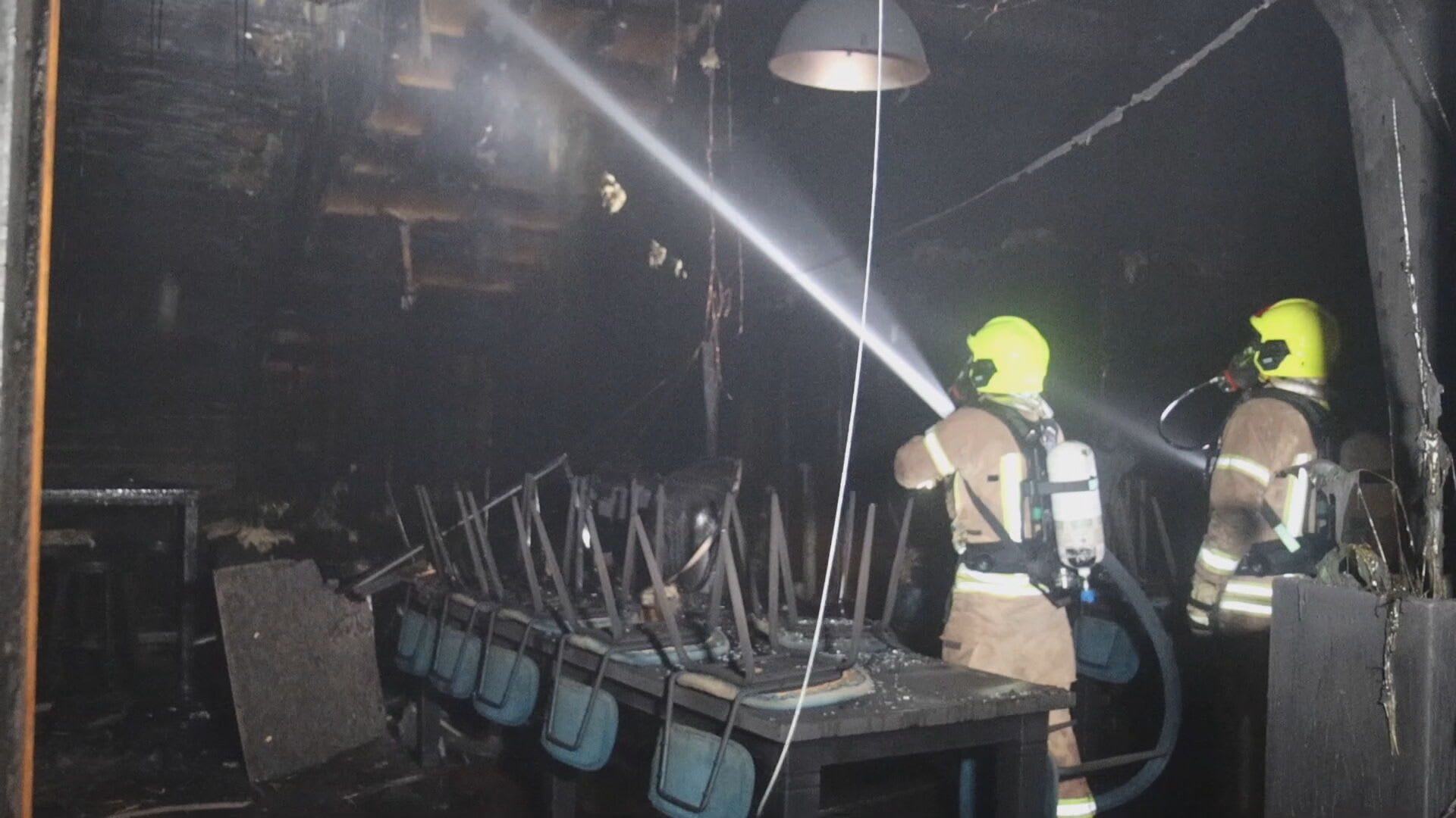 Grote brand verwoest kantine voetbalclub Bergschenhoek