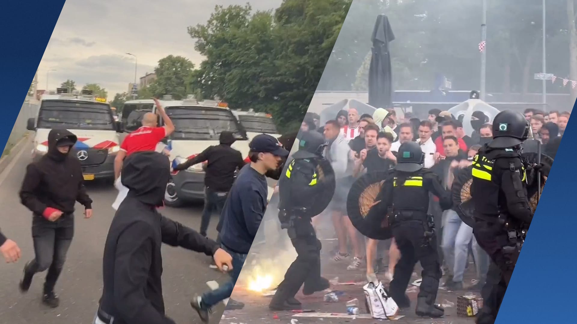 Veertien agenten gewond en 22 aanhoudingen na kampioensfeest PSV op zondag 