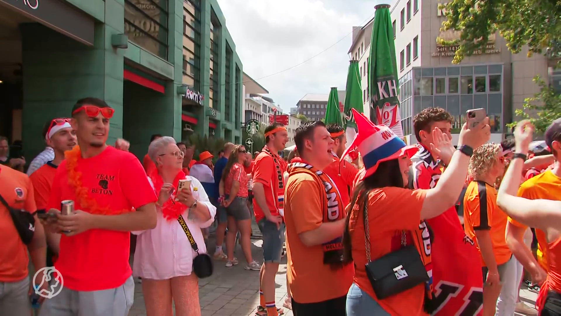 Terugkijken: duizenden oranjefans vieren feest in Dortmund