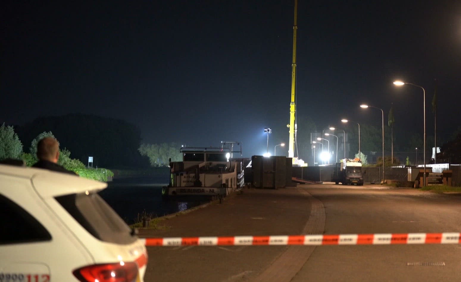Auto met lichamen uit het water gehaald in Winschoten