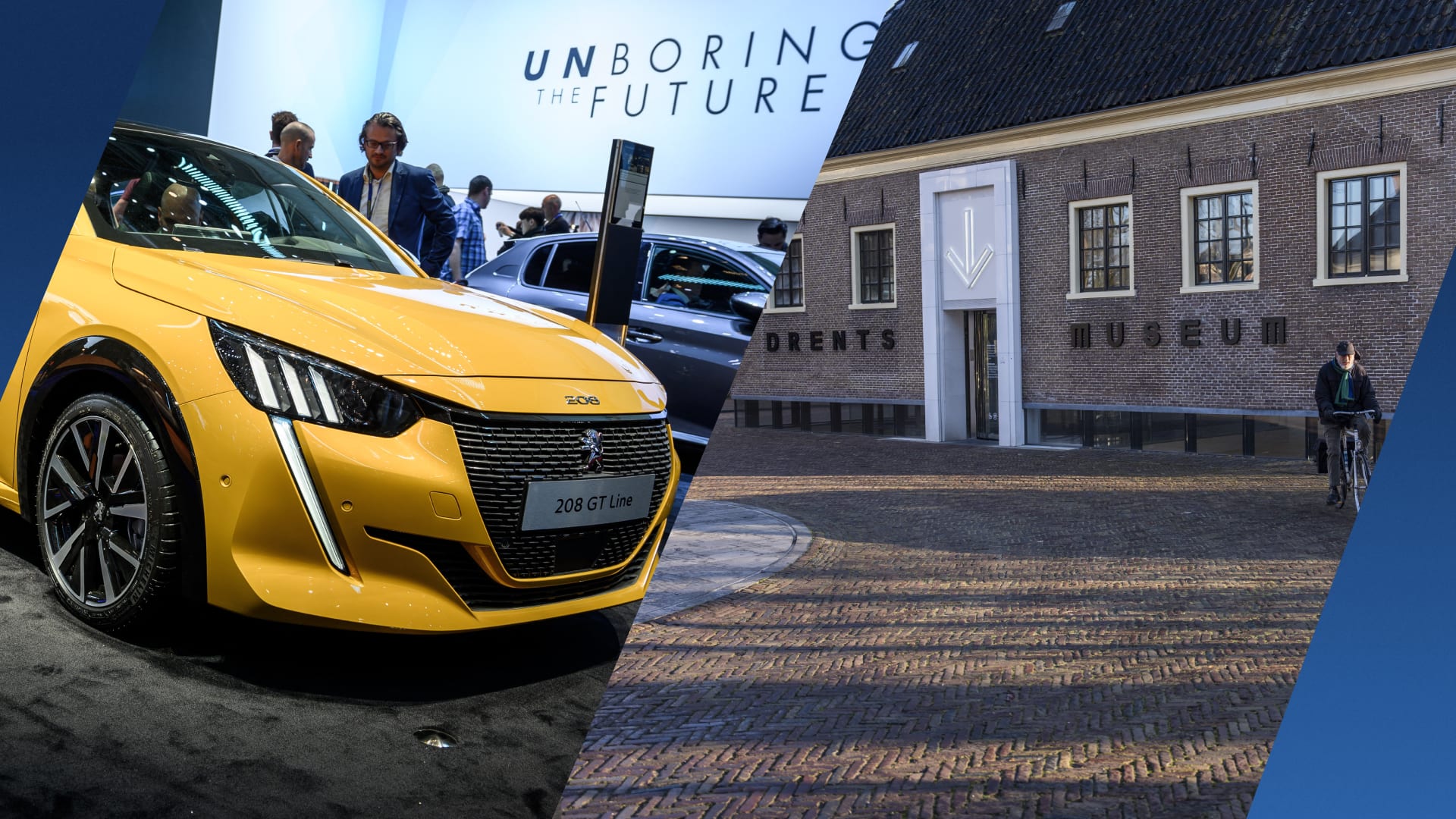 'Verdachten kunstroof Drents Museum vluchtten in knalgele Peugeot 208'