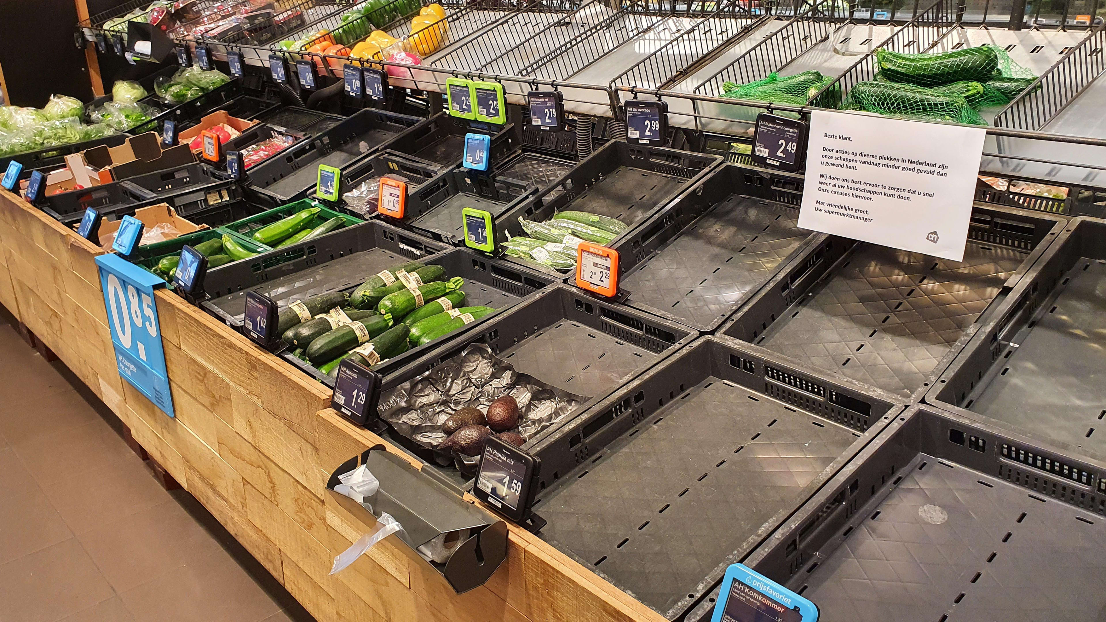 Luchthavens en supermarkten vrezen boerenacties: 'Het is hopen dat het meevalt'