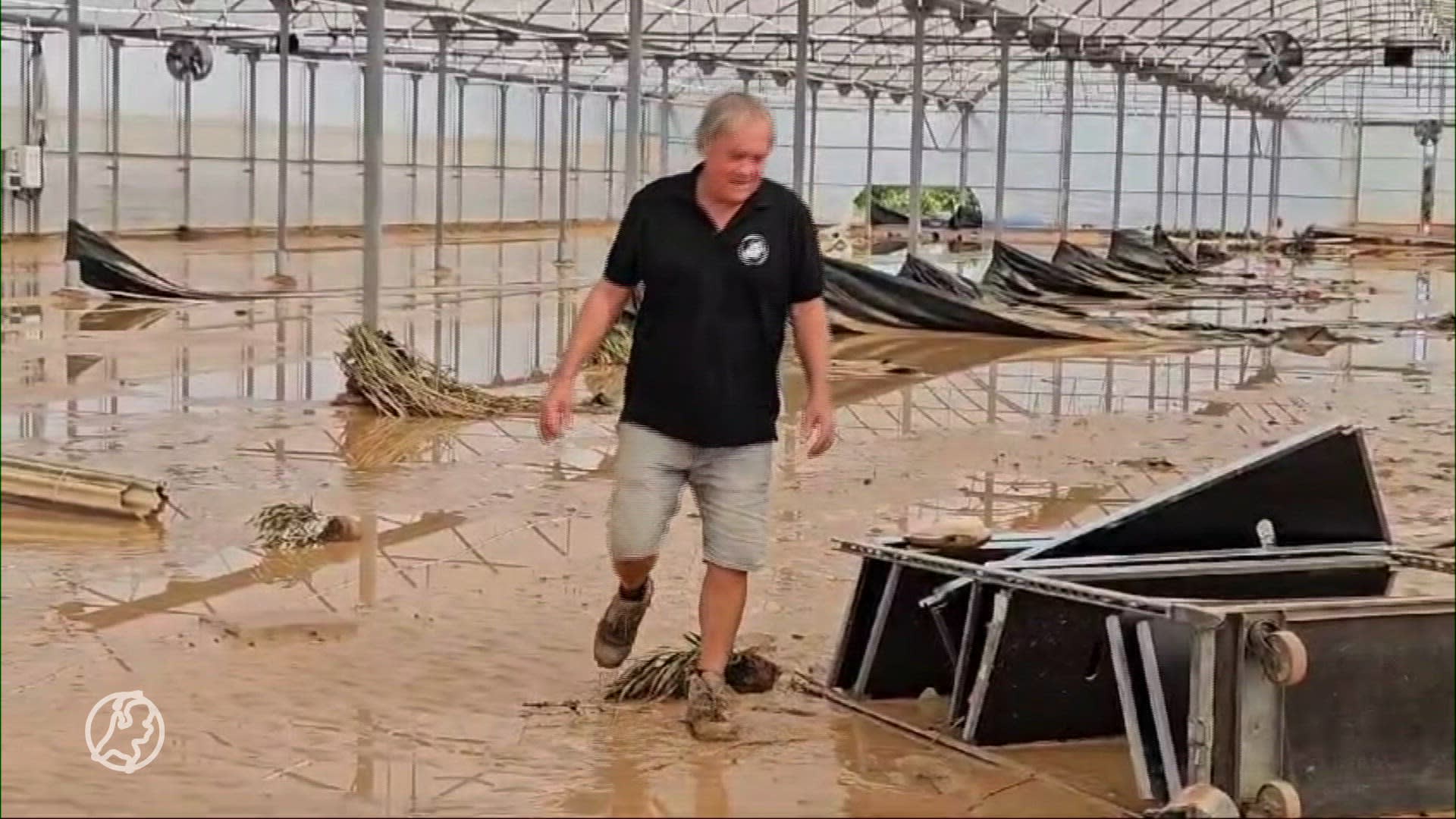 Verschrikkelijk nieuws voor boer Hein: bedrijf verwoest door noodweer Spanje