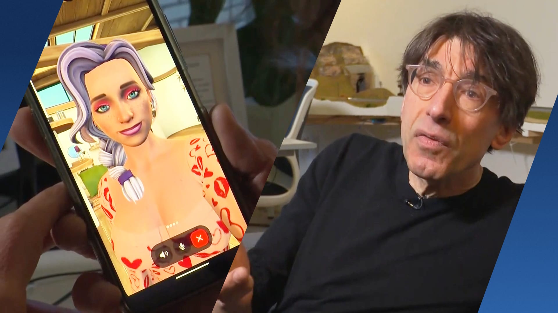 'Tot een error ons scheidt': Jacob trouwt met zijn AI-chatbot Aiva