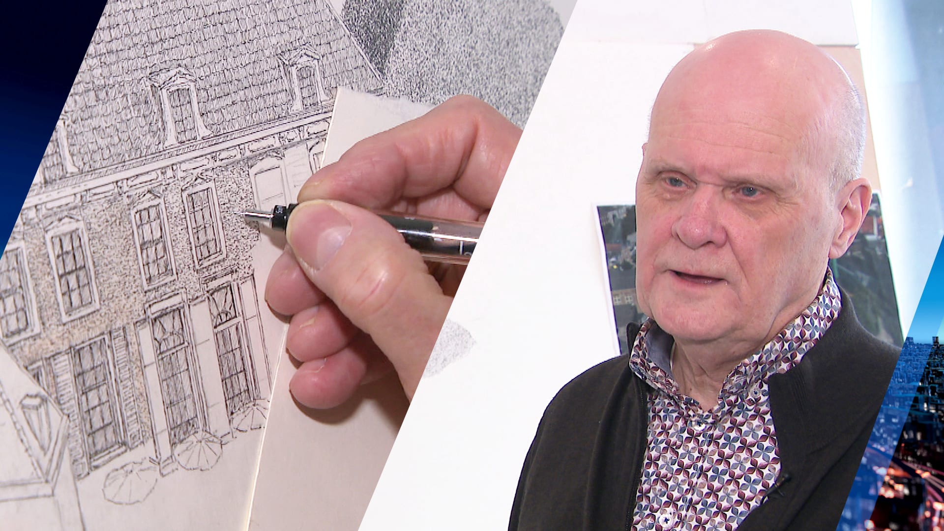 Henk is bijna blind, maar tekent levensechte kunstwerken: 'Prachtig!'
