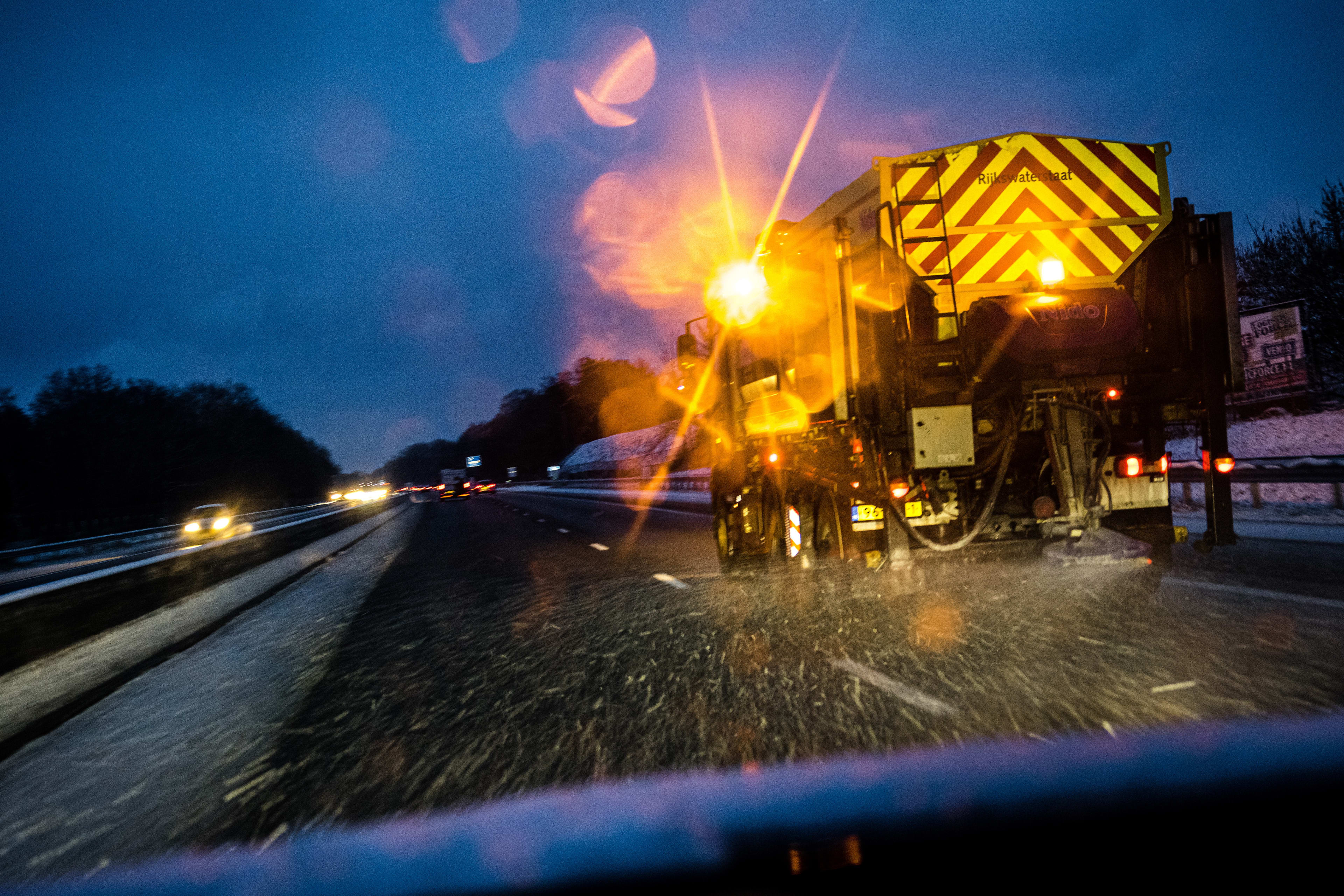 Pas op: dinsdagochtend kans op gladheid op de weg