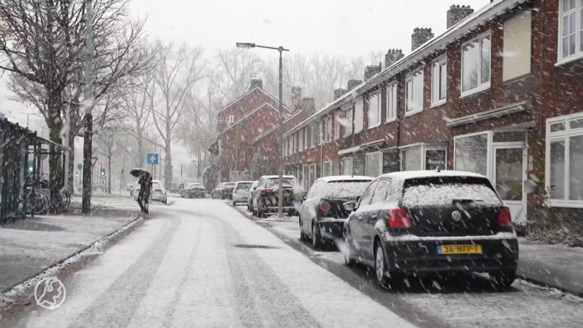Eerste witte landschap van dit winterhalfjaar: sneeuw blijft liggen op meerdere plekken