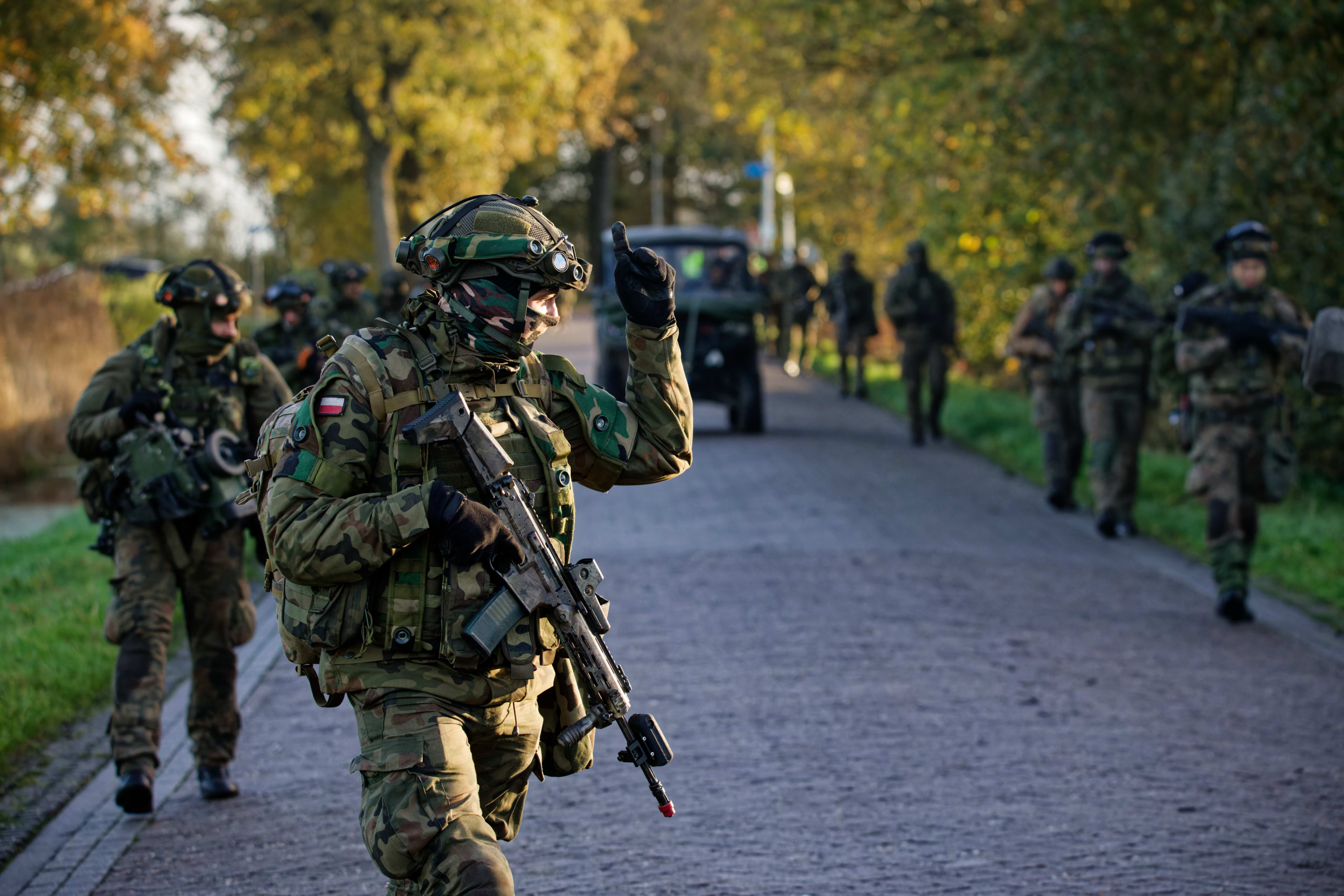 Oekraïense militairen krijgen training op Nederlandse bodem