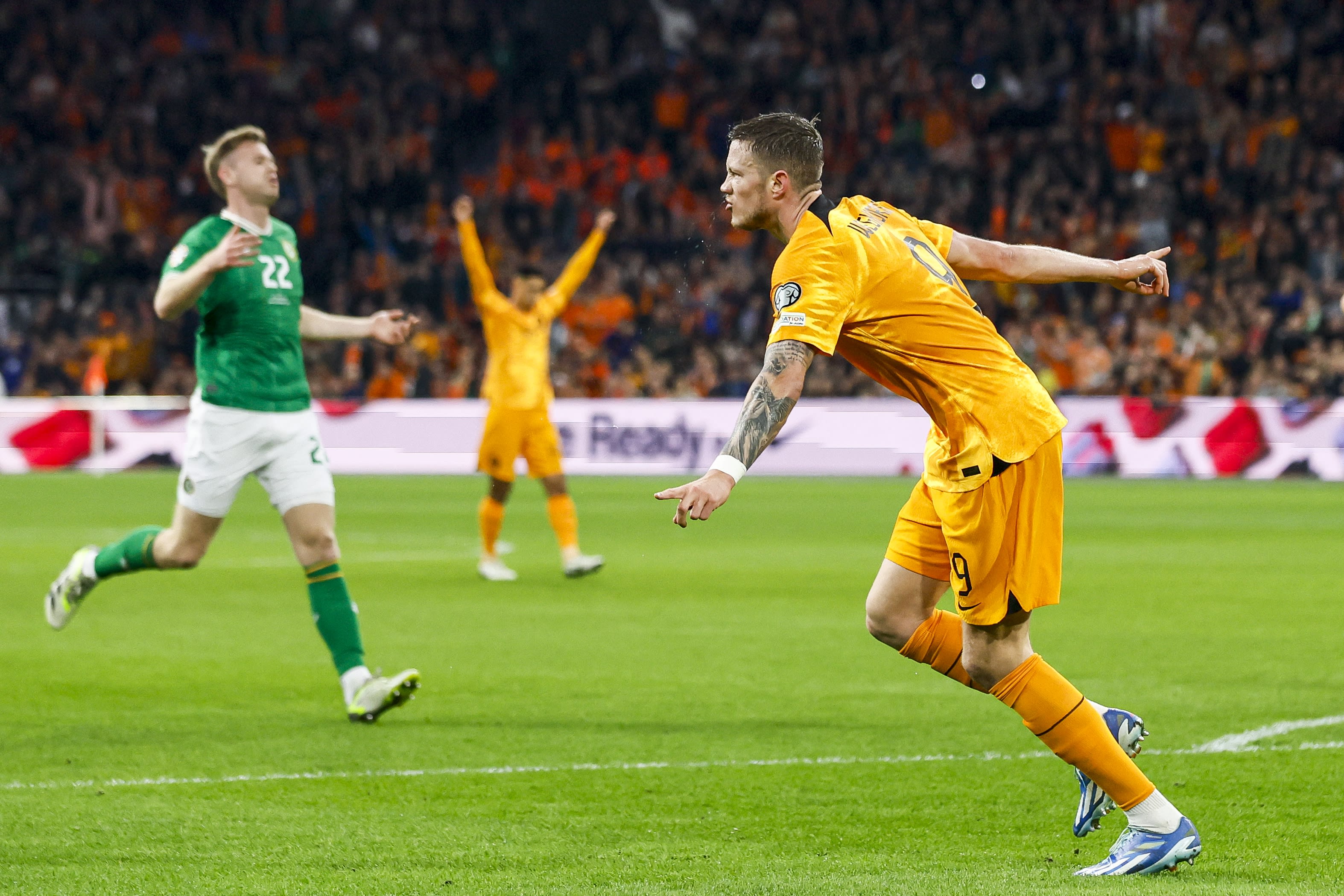 Oranje naar EK dankzij zege op Ierland (1-0)