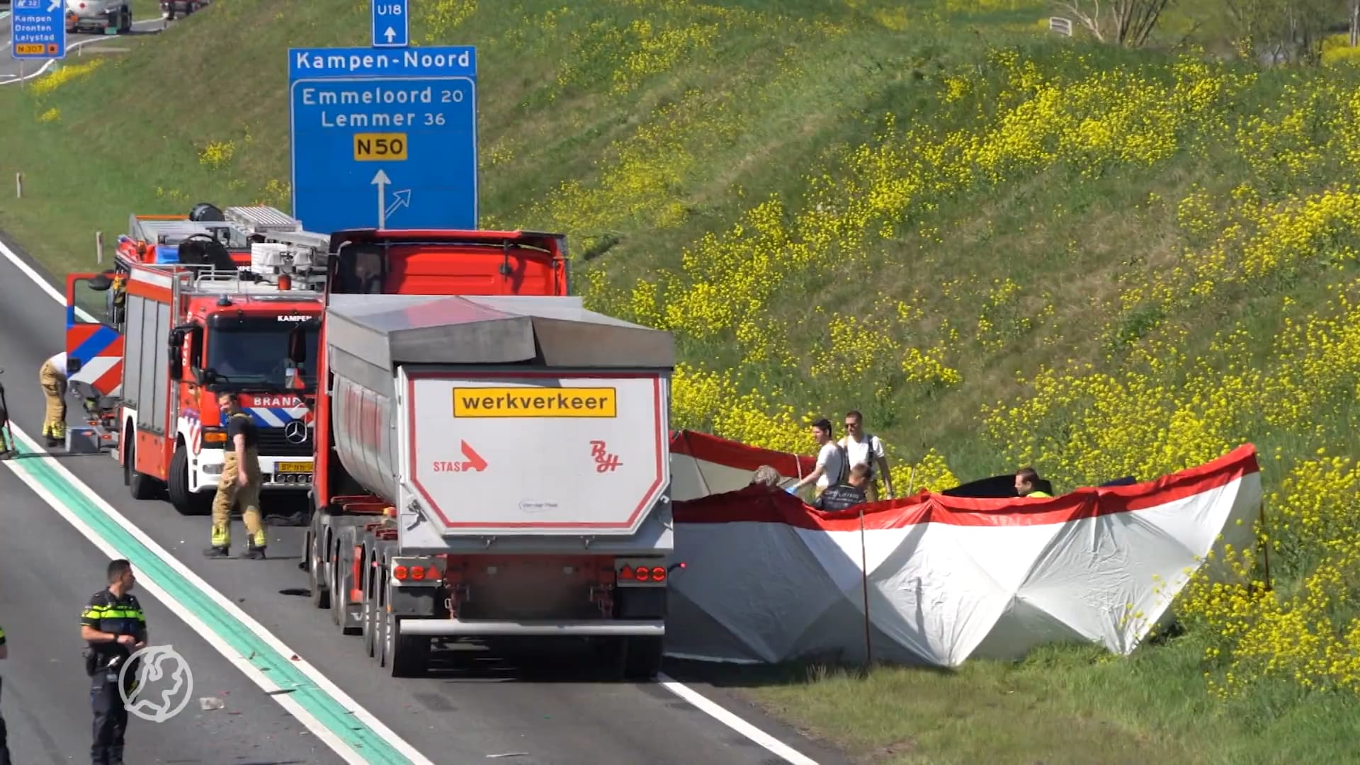 Ook kind overleden bij ongeluk met vrachtwagen op N50