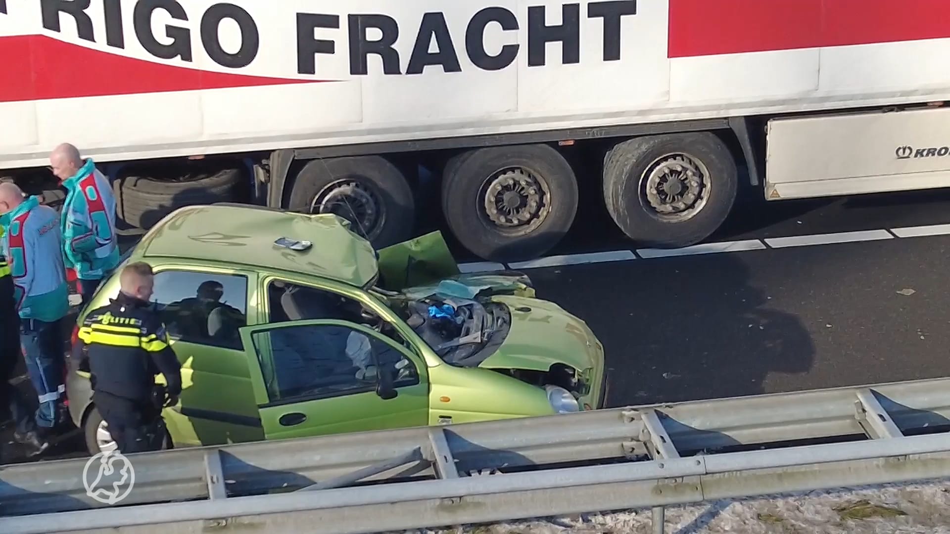 Dodelijk ongeval met auto en vrachtwagen bij Linne