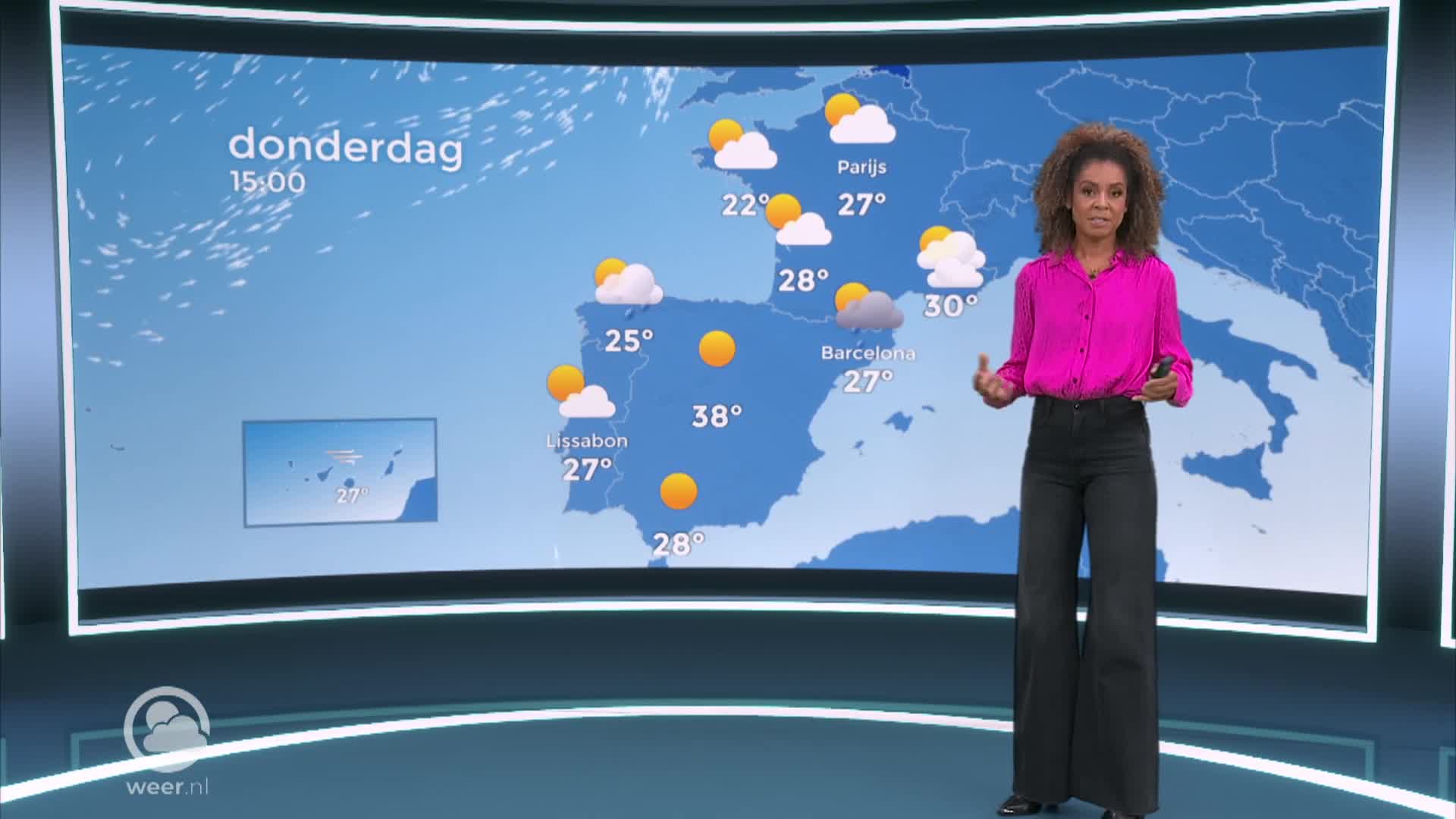 Vakantieweer: tijdelijk zomerweer bij ons, in het zuiden steeds heet