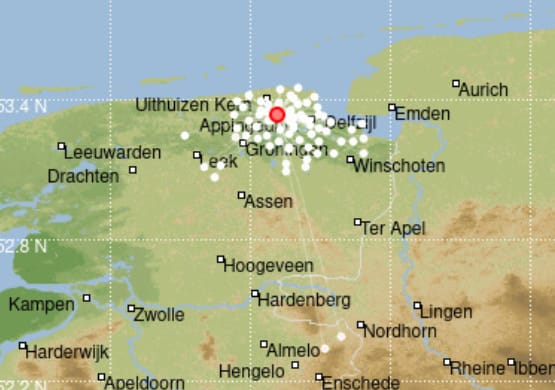 Aardbeving Loppersum en Westeremden, kracht van 1,9