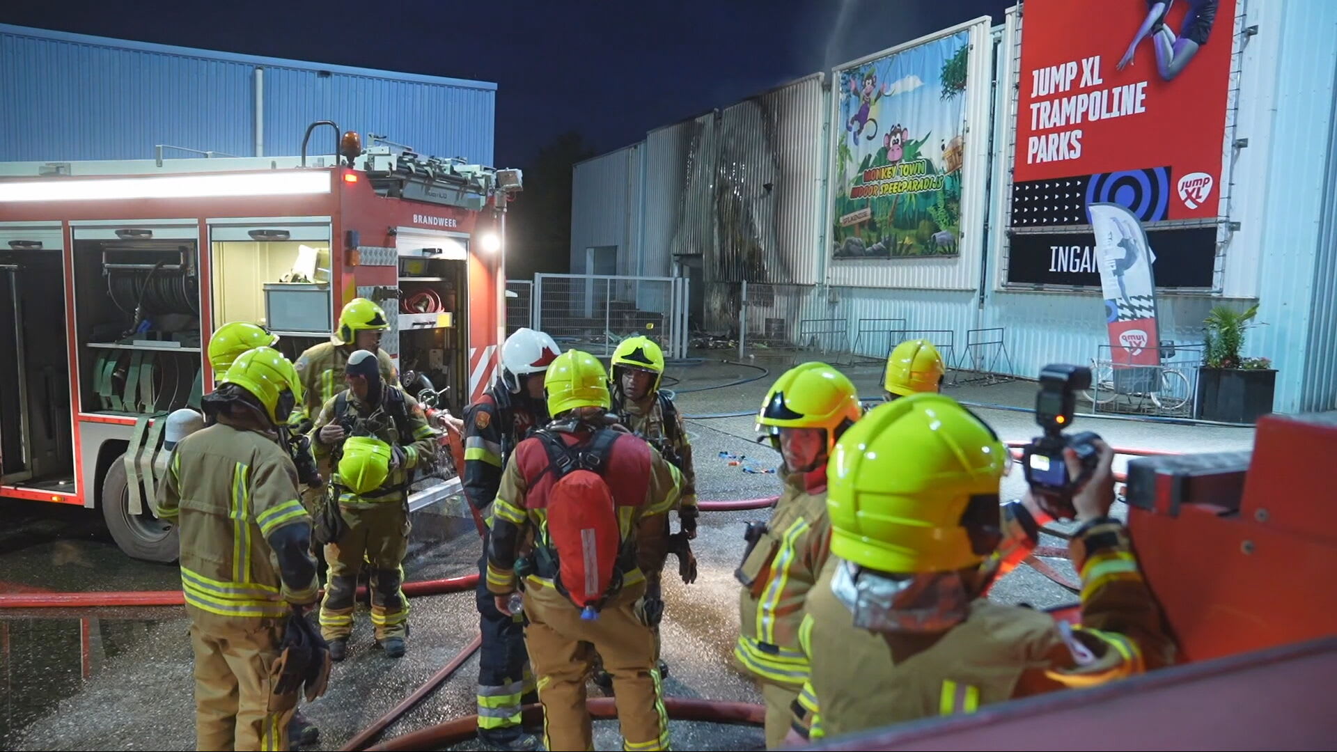 Drama voor twee speelhallen Spijkenisse: enorme brand vlak voor zomervakantie