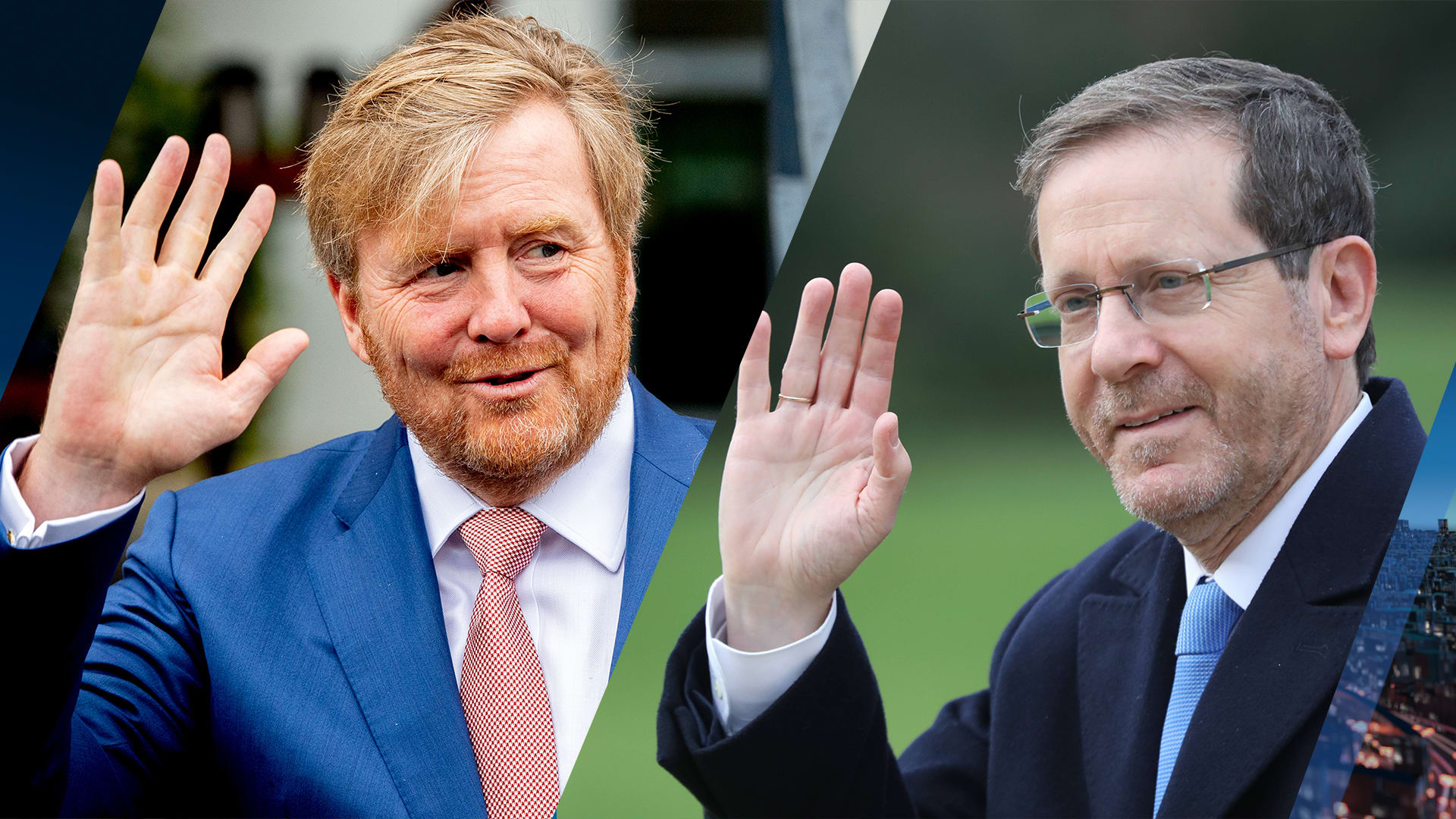 Nederlanders verdeeld over ontmoeting koning met Israëlische president 