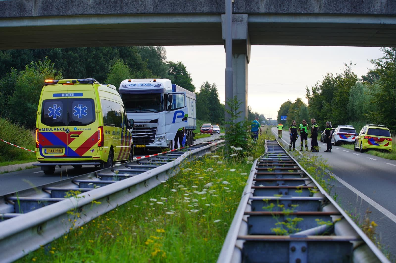 Voetganger overleden bij ongeval met vrachtwagen op N314 in Zutphen