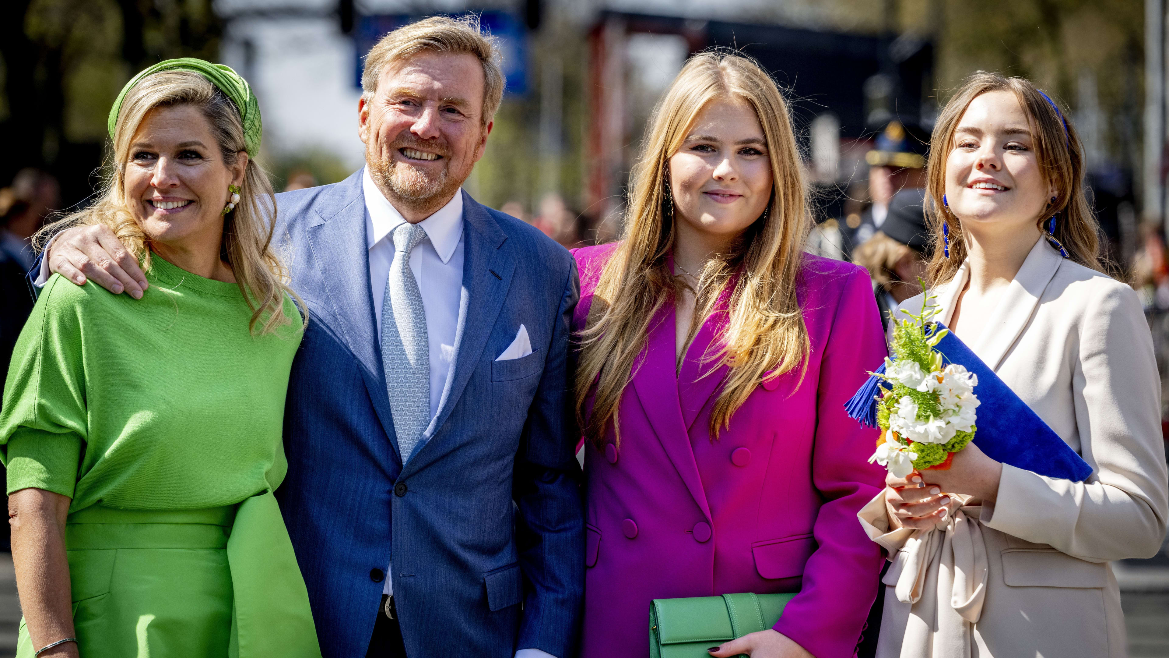 Koninklijke familie viert Koningsdag 2024 in Emmen