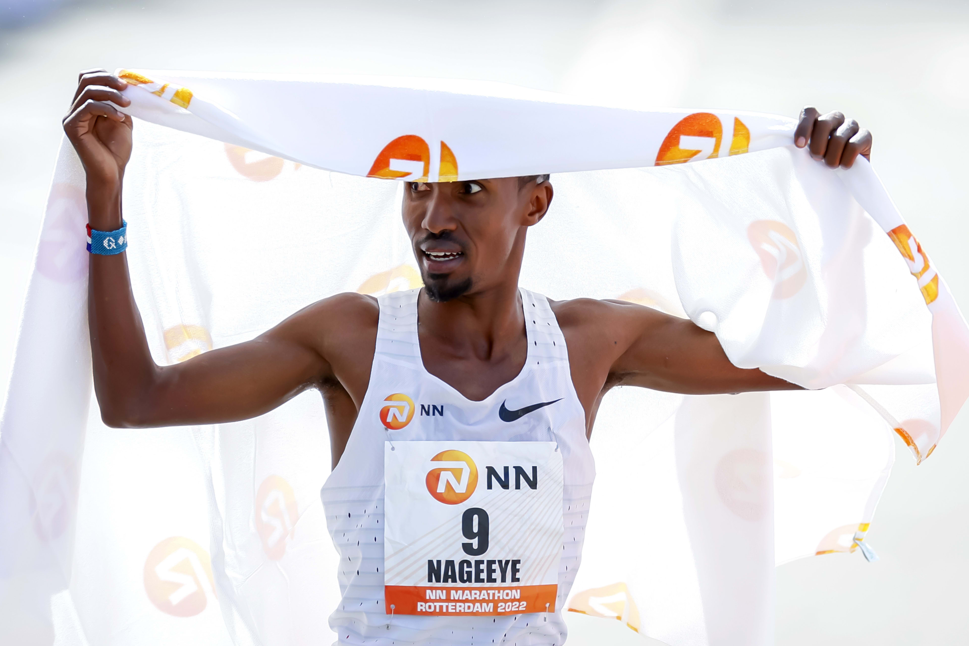 Nederlandse Nageeye wint marathon van Rotterdam in recordtijd