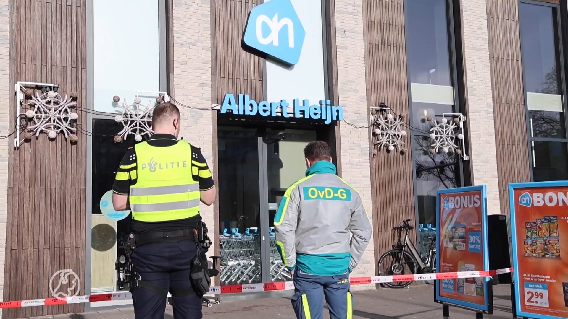 AH-medewerker Haarlem neergestoken door winkeldief