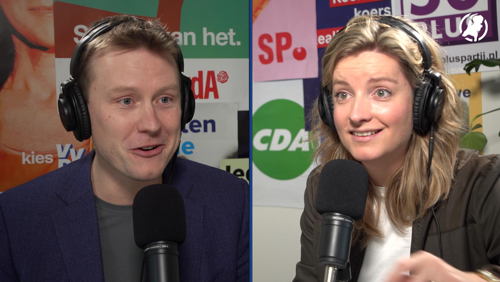 Sam en Merel in Politiek Vandaag: waarom SBS-debat ineens vanuit linkse hoek viral gaat