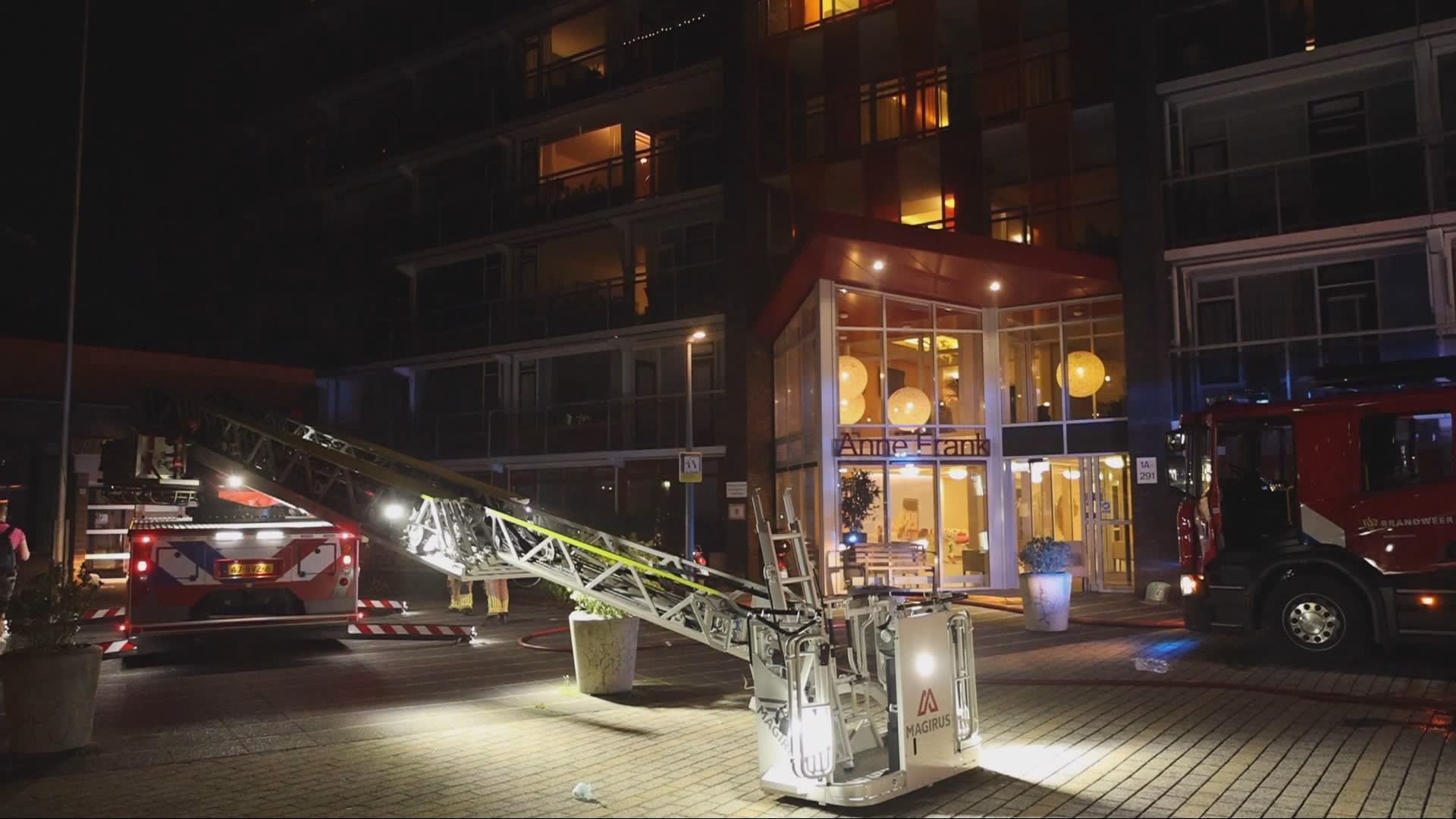 Meerdere bewoners gewond na brand in seniorencomplex Waddinxveen