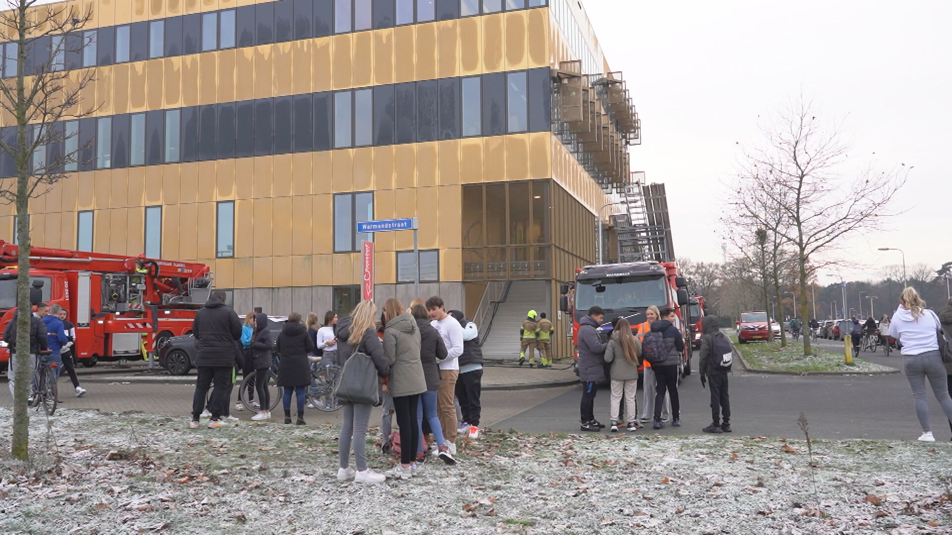 School in Tilburg ontruimd na brand in kleedkamer gymzaal