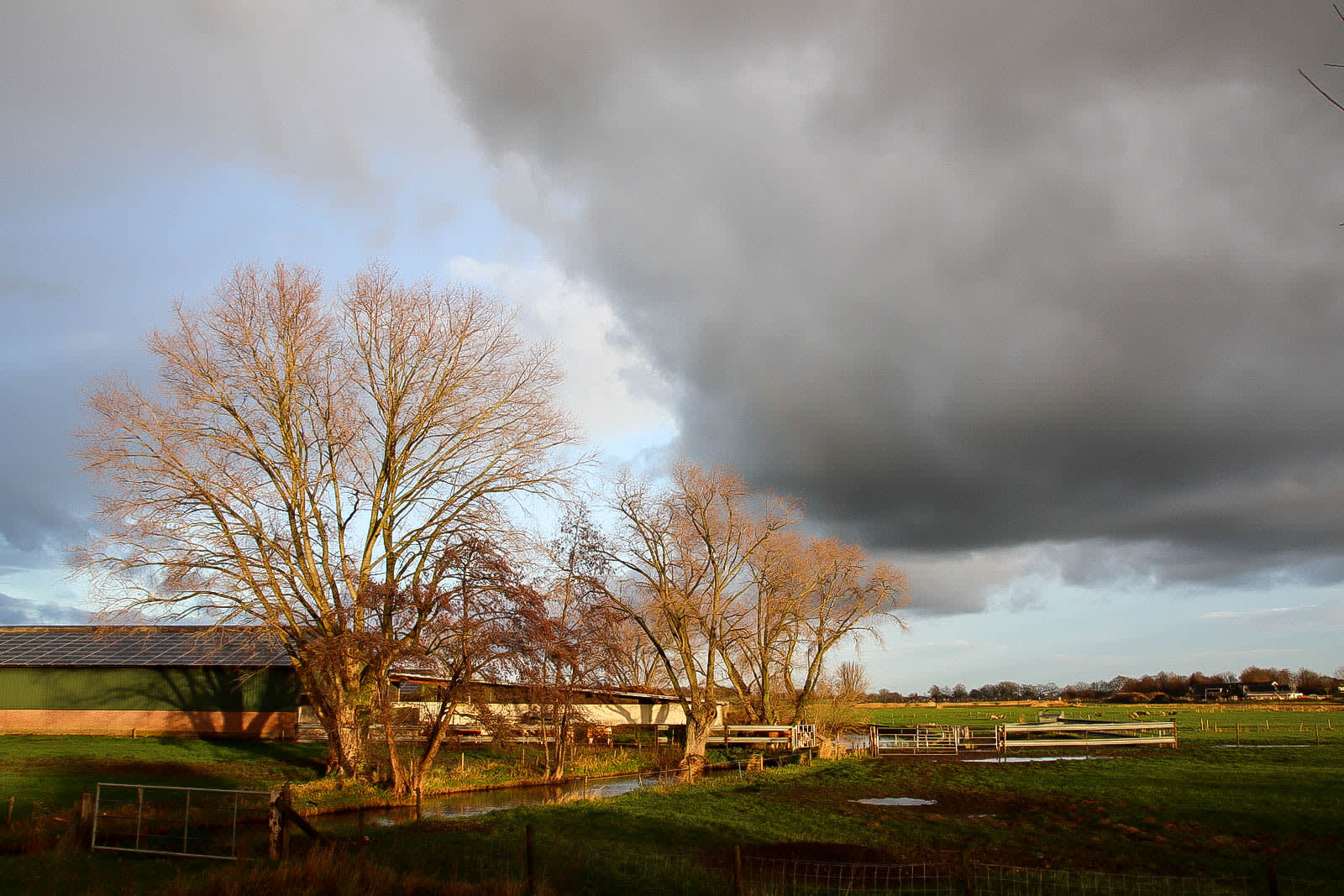 Rustige kerstperiode eindigt met zware storm