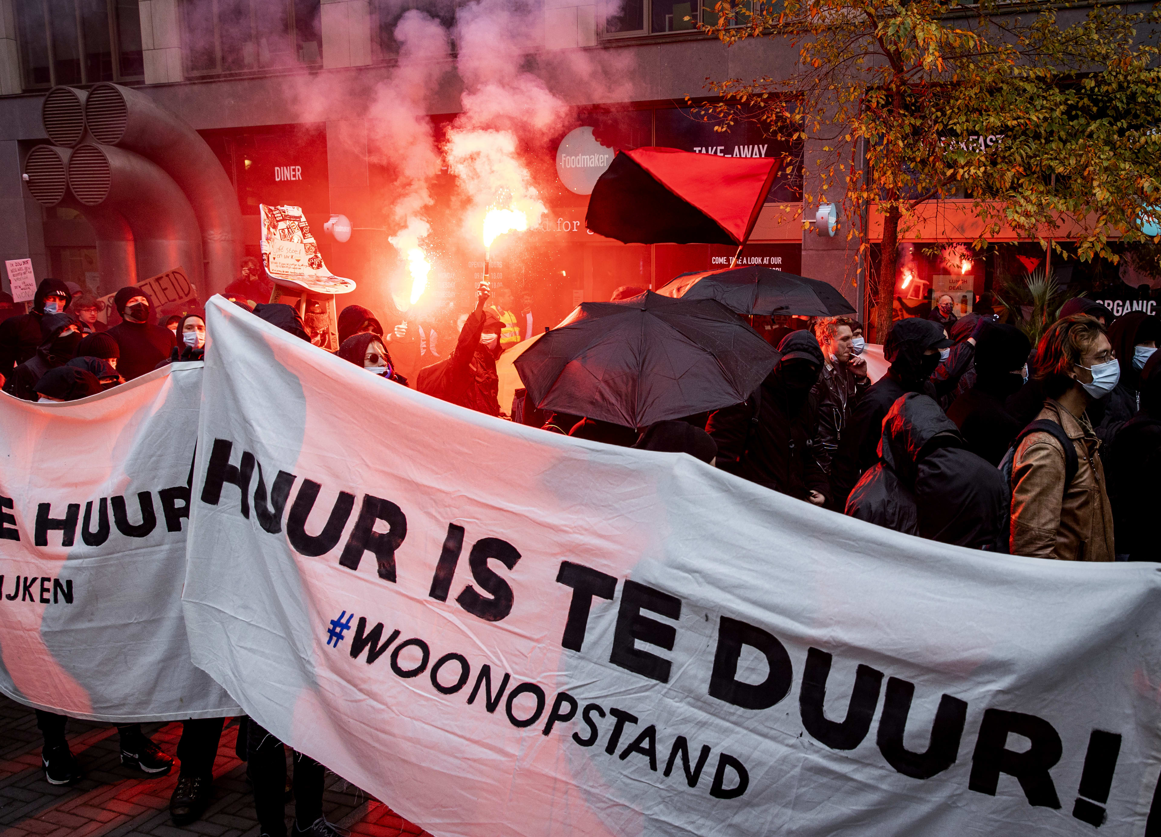 Woonprotest trekt door Den Haag: 'Het beleid moet echt op de schop'