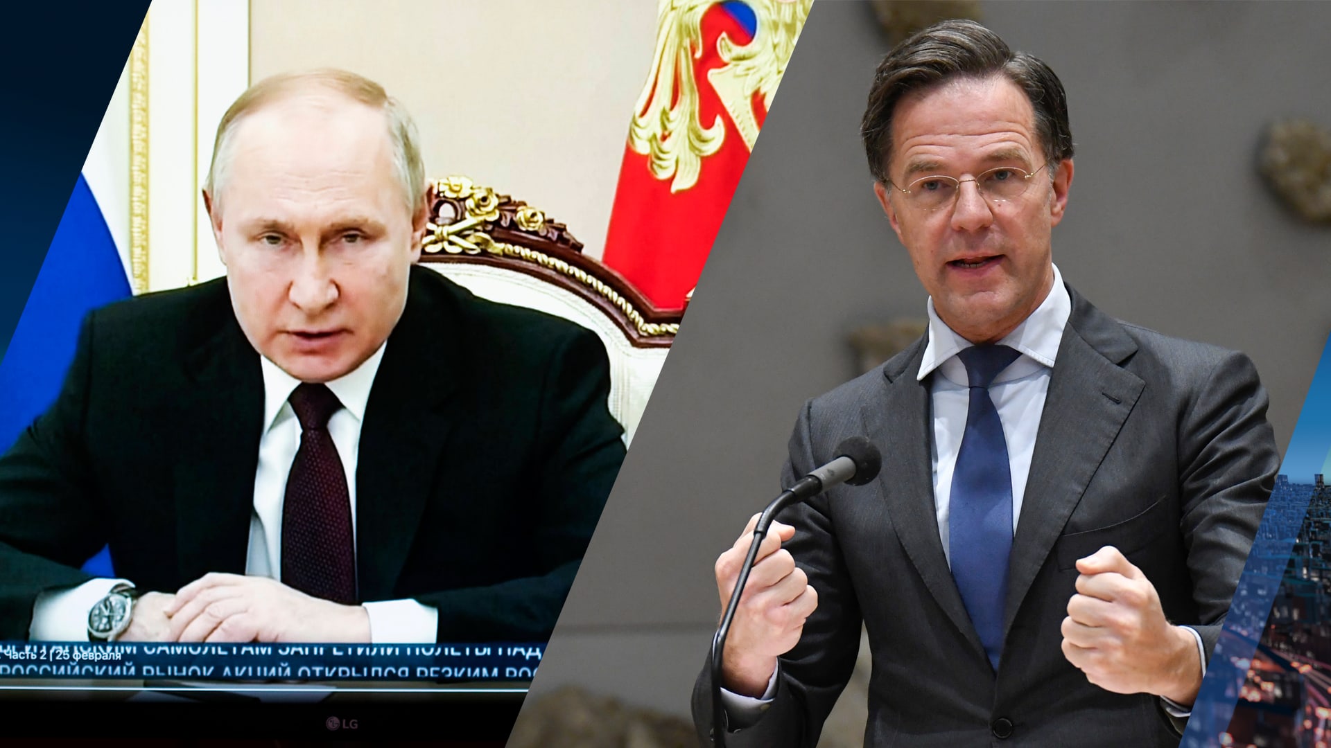Rutte reageert op gedeeltelijke mobilisatie Rusland: 'Poetin lijkt in paniek'