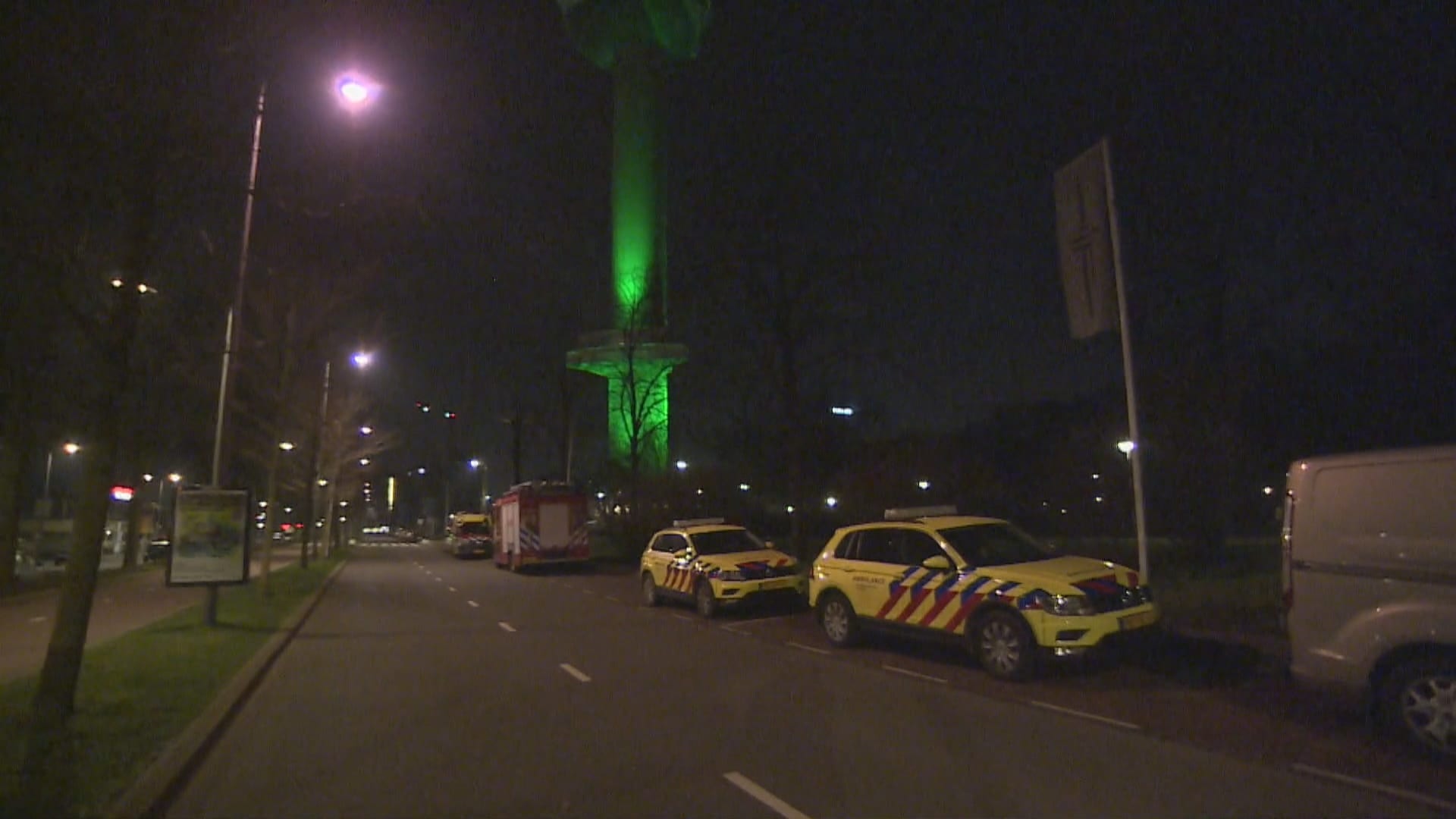 Projectie van Palestijnse vlag op Euromast is werk van XR-Rotterdam