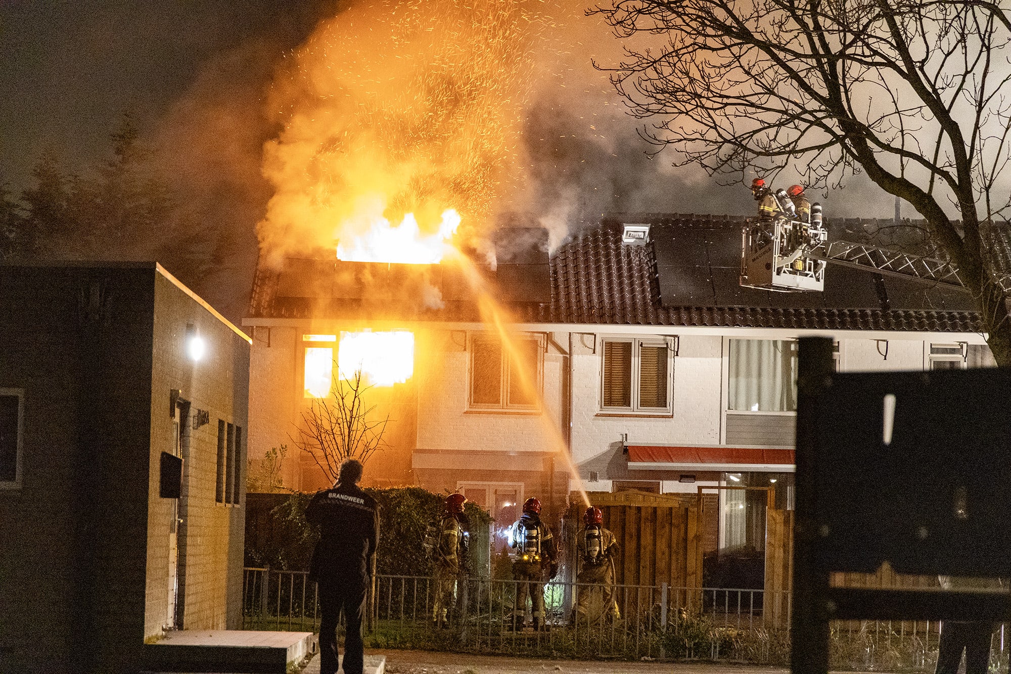 Gewonde door brand in woning in Uithoorn