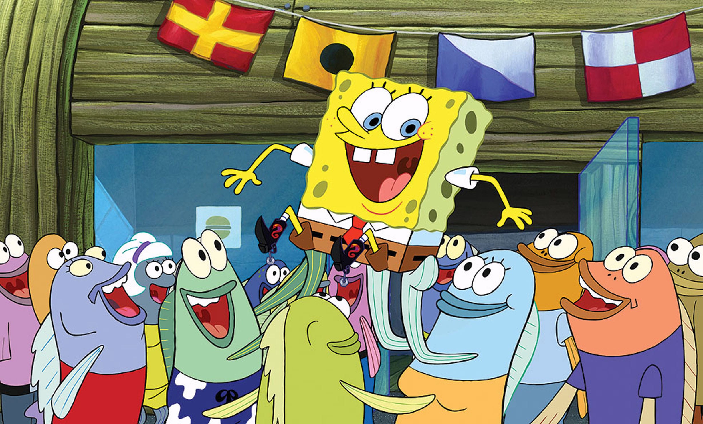 Spongebob hoort bij lhbti-gemeenschap