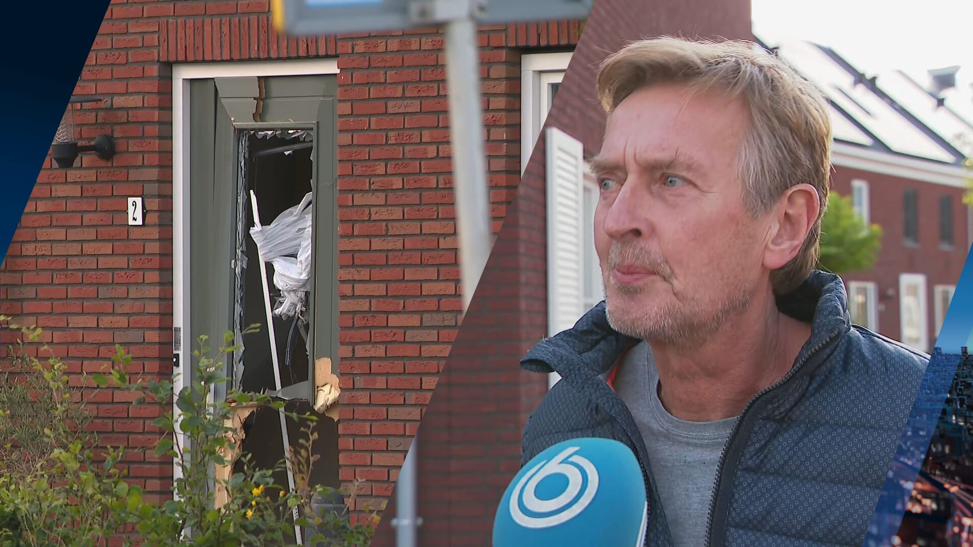 Robert in shock na explosie bij woning dochter in Hoef en Haag: 'Dit is een vergissing geweest'