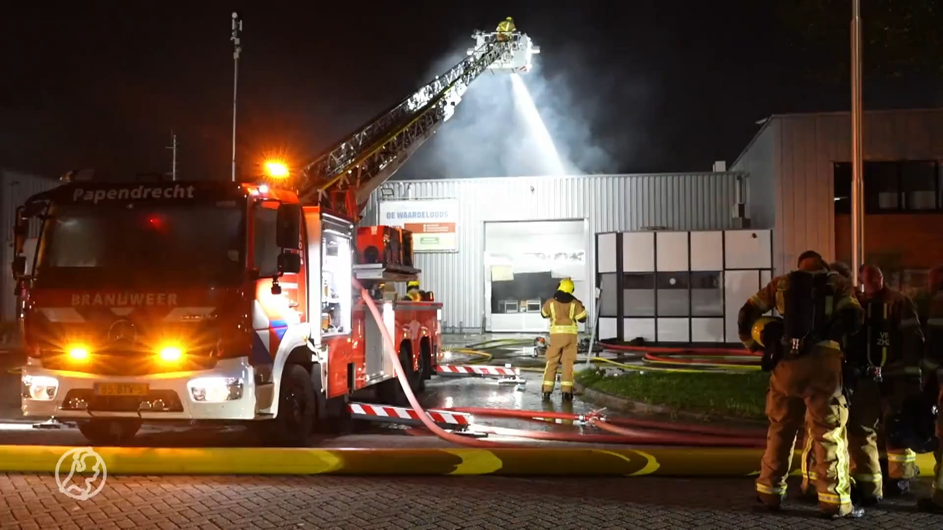 Brand in kringloopcentrum Oud-Beijerland