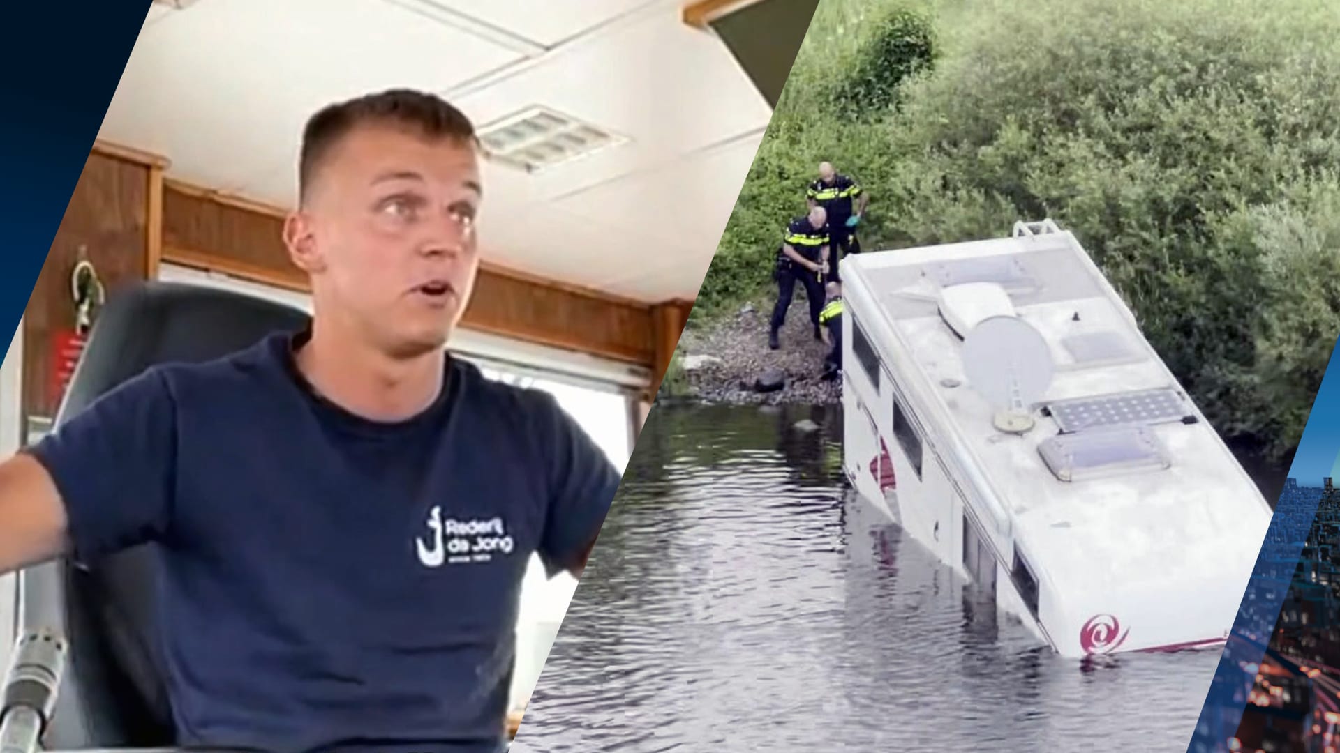 Schipper Nick wilde man die met camper in Maas belandde redden: 'Maar toen riep hij: 'I kill you!''