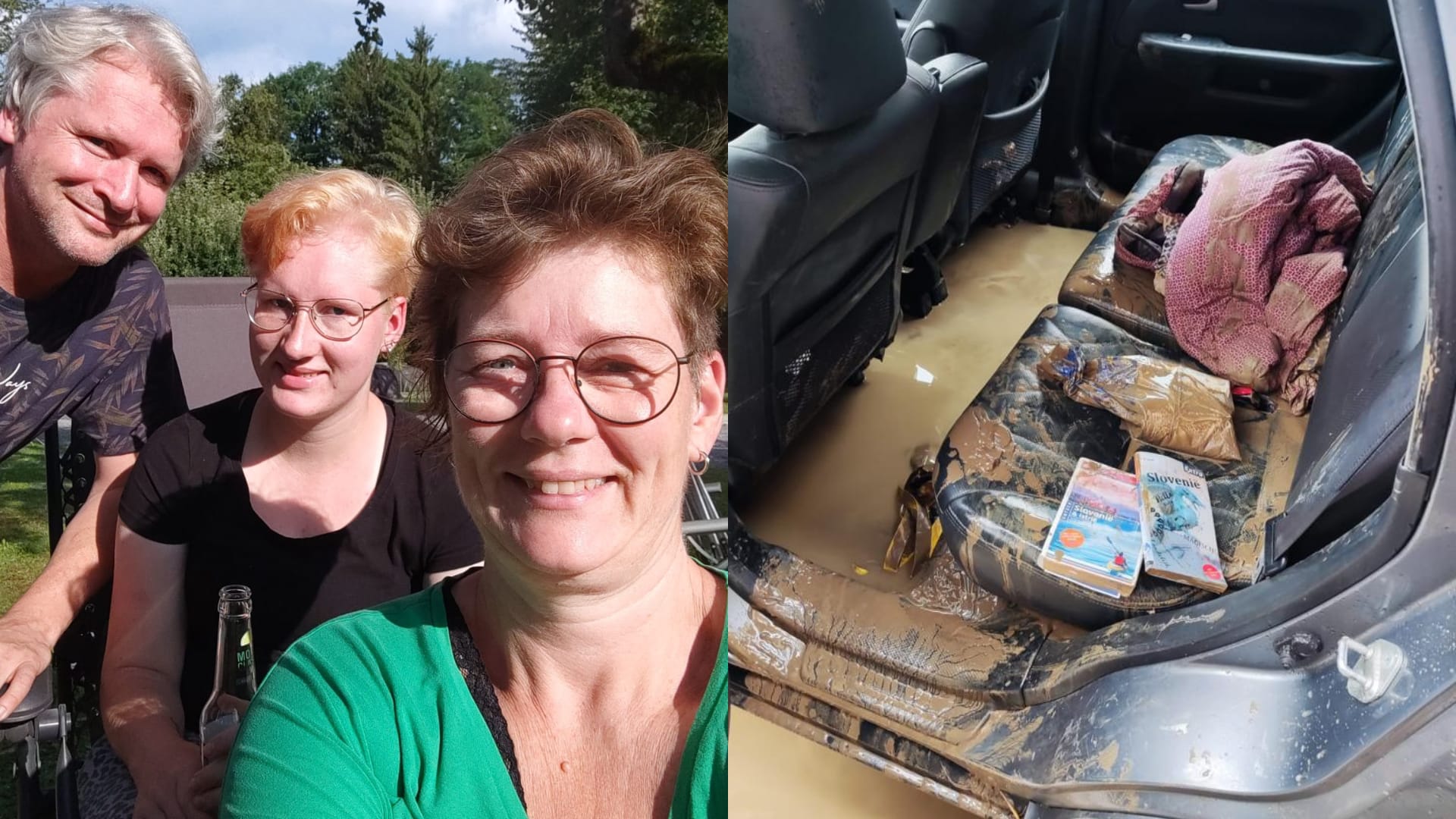 Erika's vakantie in Slovenië viel in het water door noodweer: 'Er was geen tijd om te vluchten'
