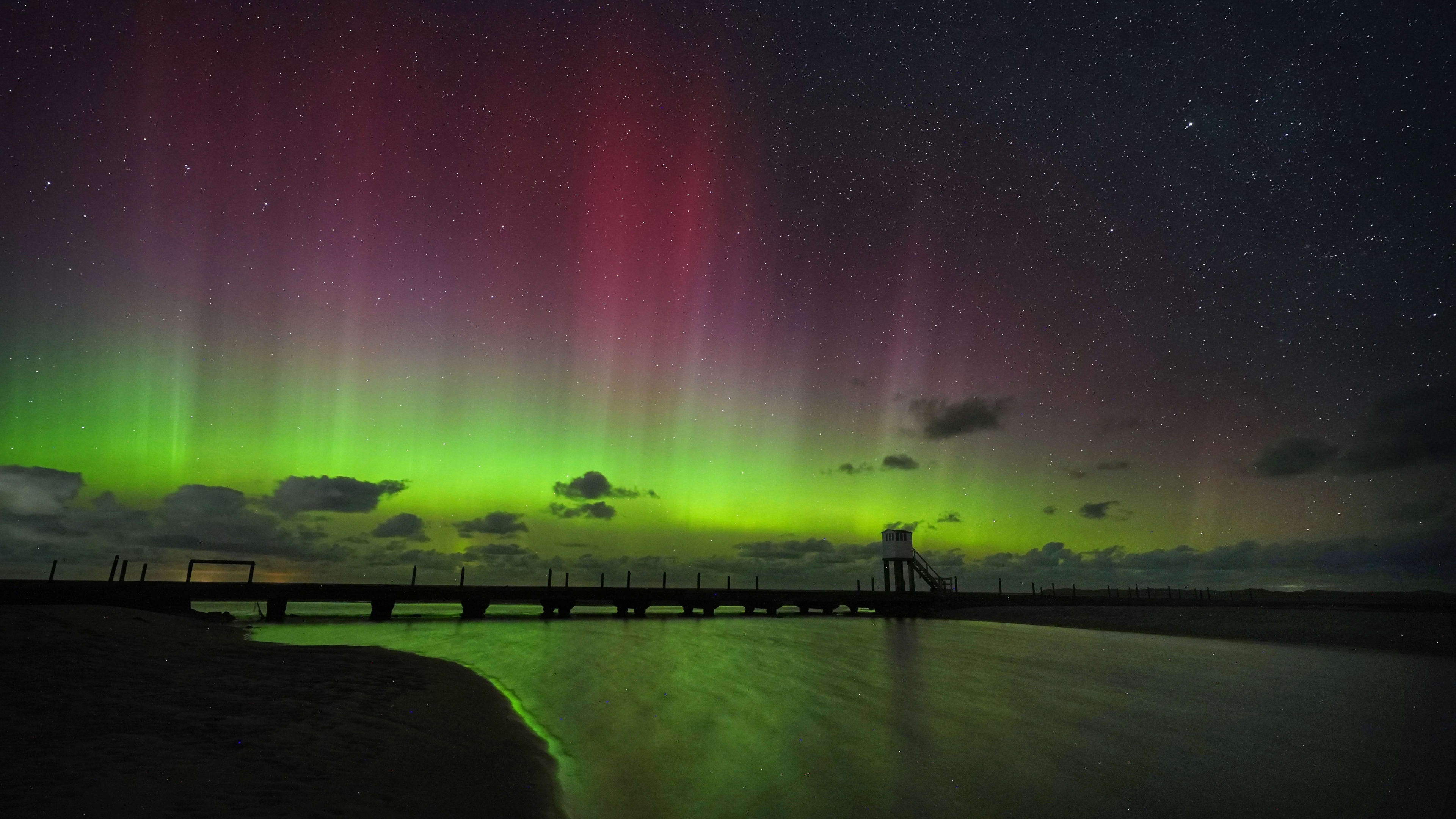 Noorderlicht was te zien in Nederland, vooral in het noorden