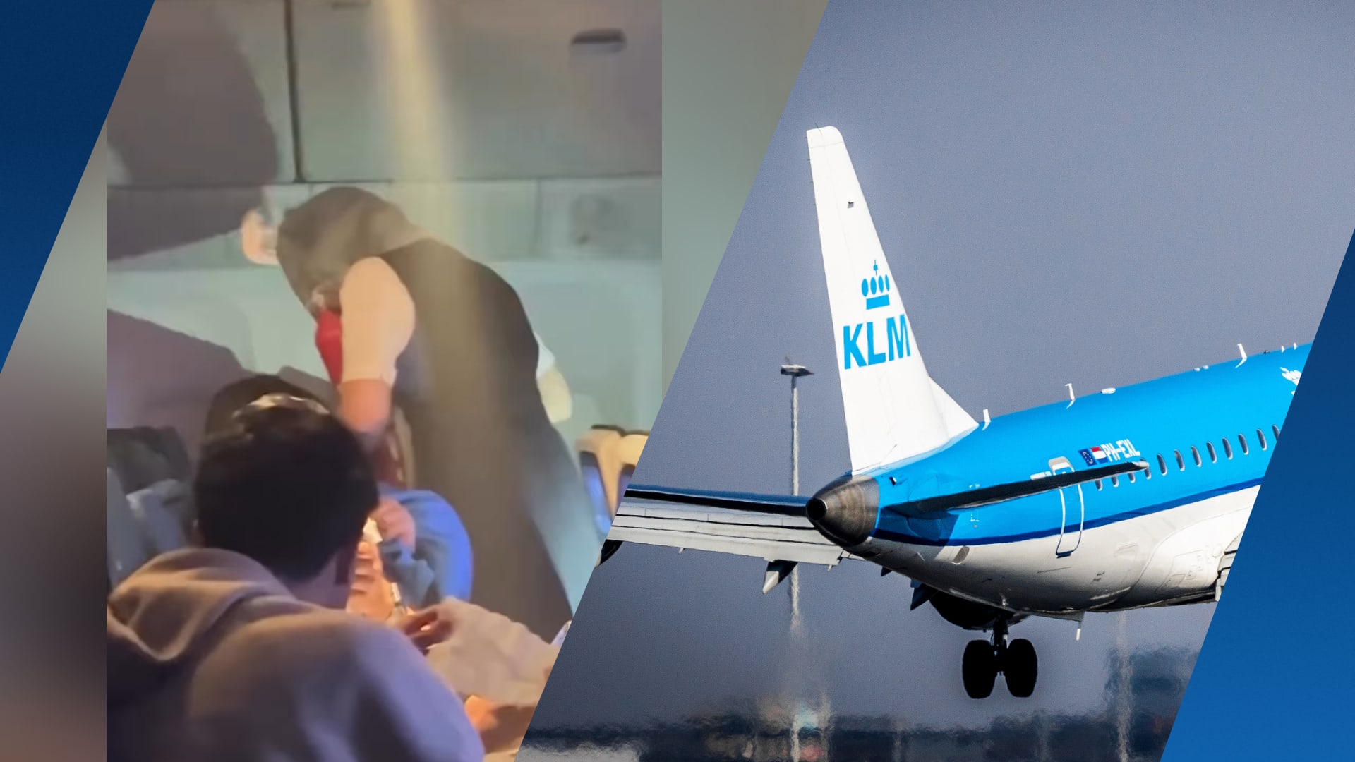 Powerbank vliegt in brand op KLM-vlucht naar Amsterdam: paniek in cabine | Hart van Nederland