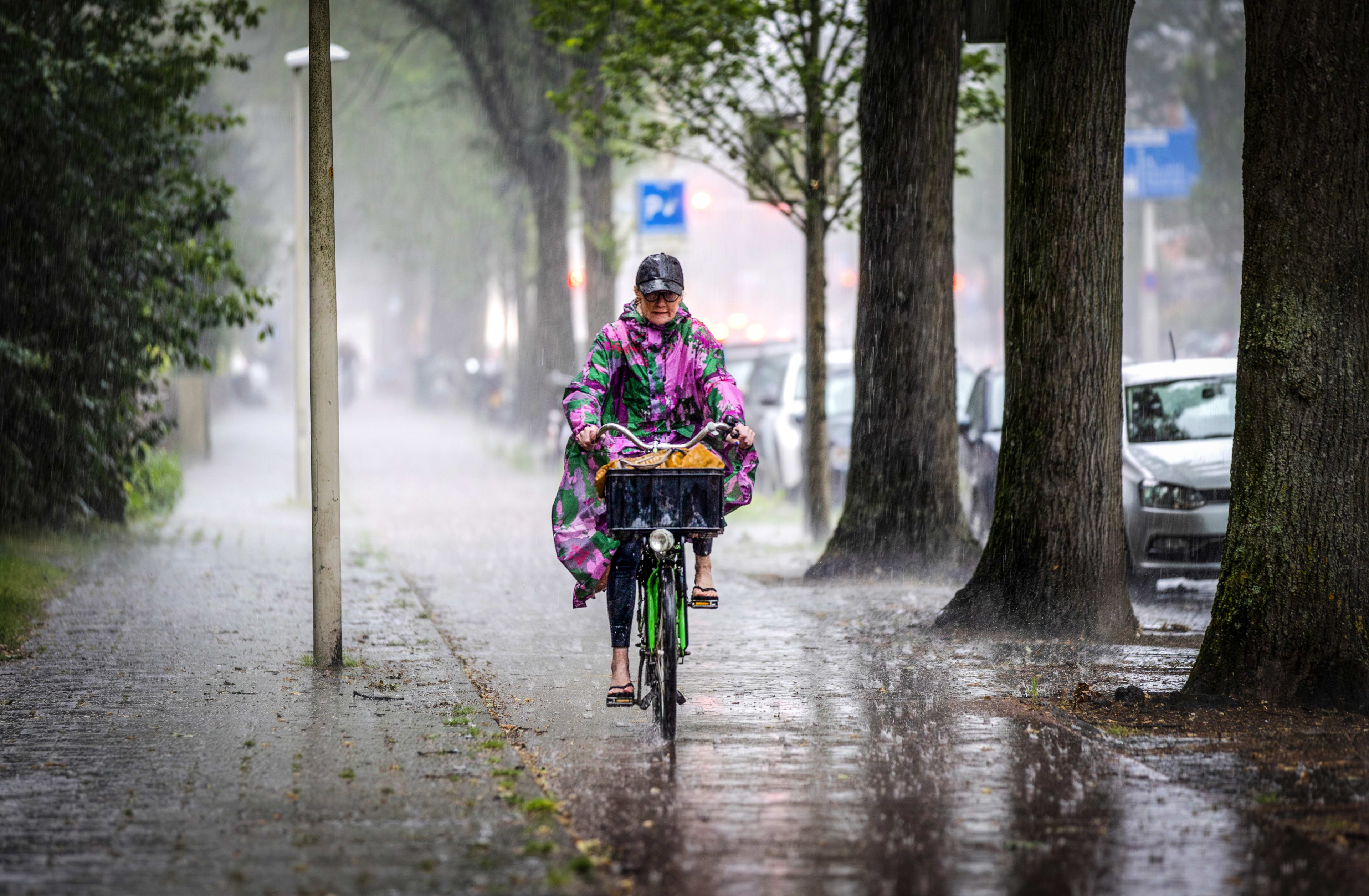 Plensbuien nog lang niet voorbij: komende dagen maandhoeveelheid aan regen