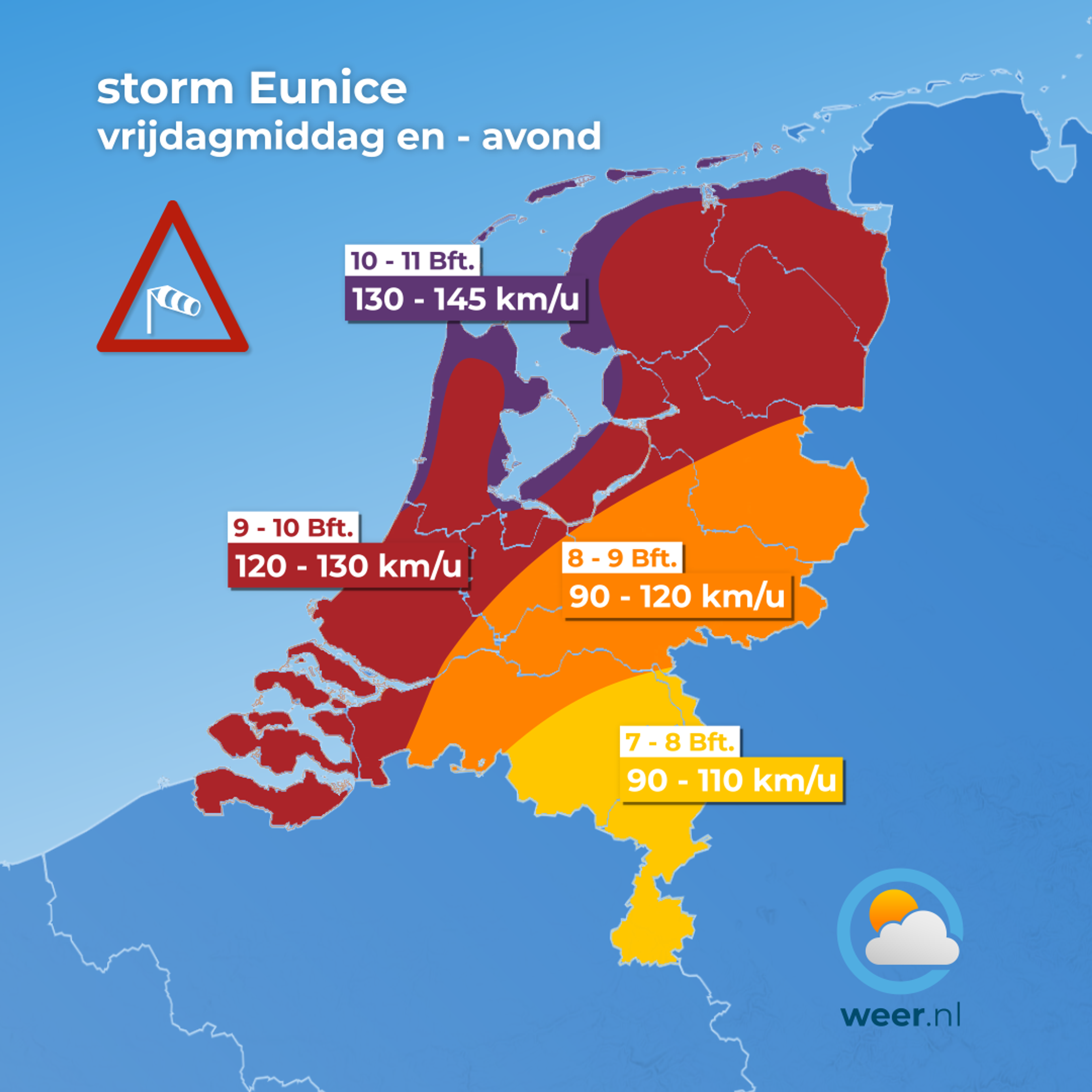 Code Rood Knmi Hitte KNMI geeft code rood af voor kustprovincies en Flevoland vanwege storm ...