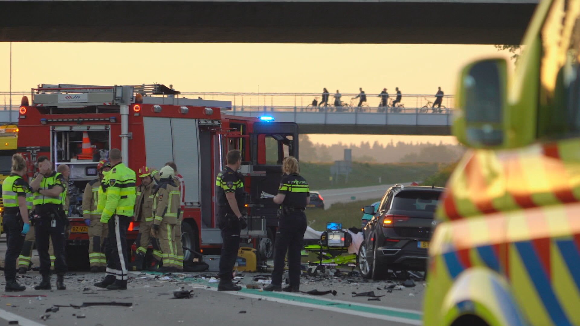 Veroorzaker ongeluk N34 met vier doden reed met hogere snelheid in op voorganger